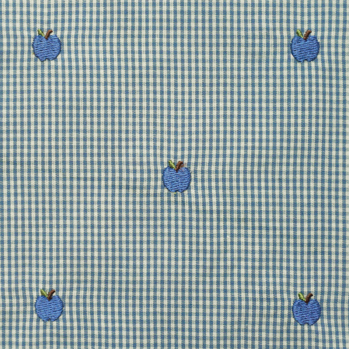 Ellis Bedding Baby - Light Blue Apple Gingham