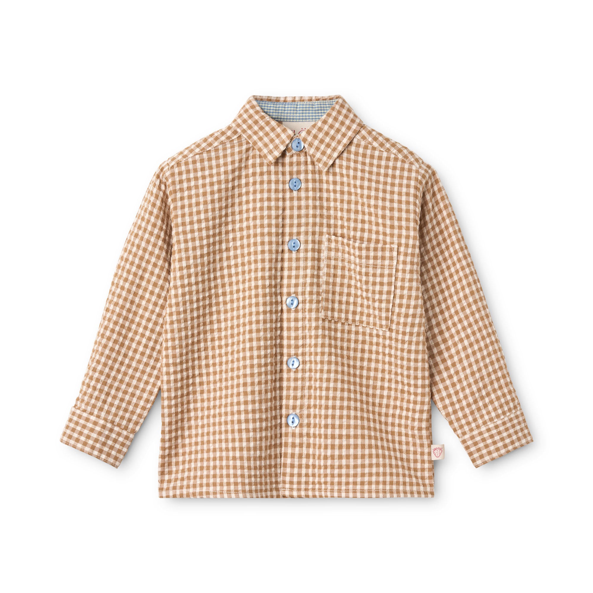 Ellis Shirt - Coffee Gingham