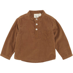 Em cord shirt - Caramel