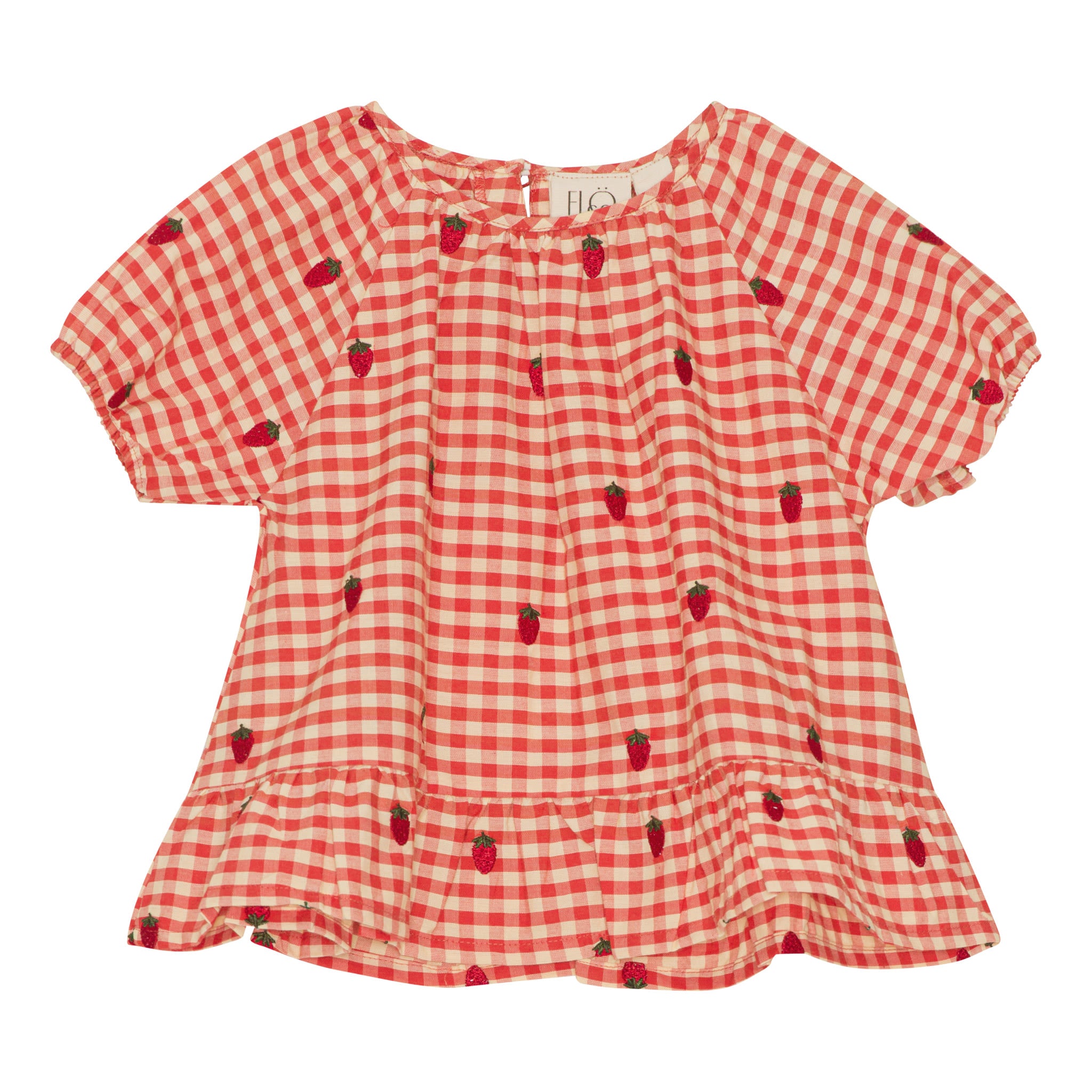 Molly Blouse - Berry Gingham
