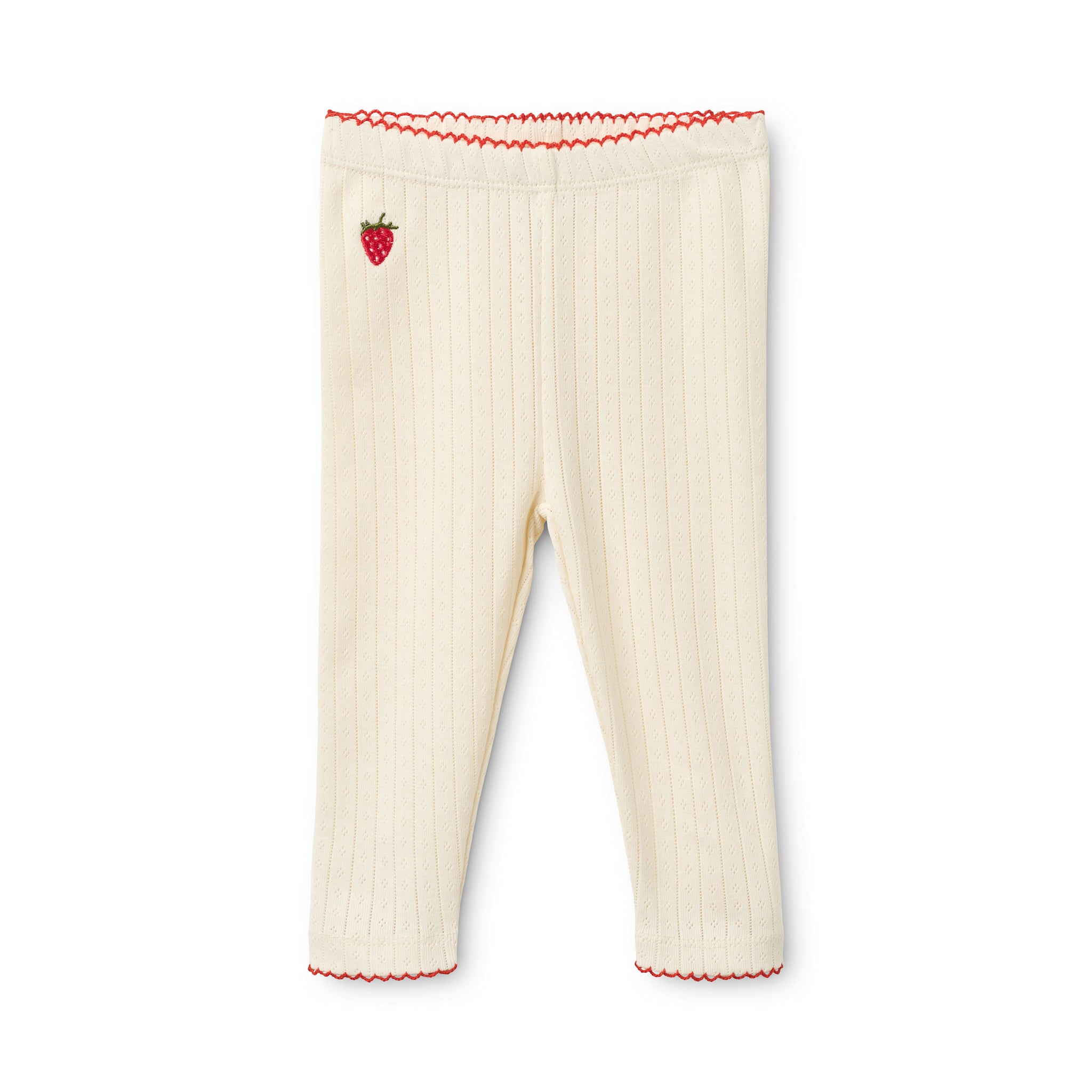 Flora Pointelle Leggings - Gentle Cream
