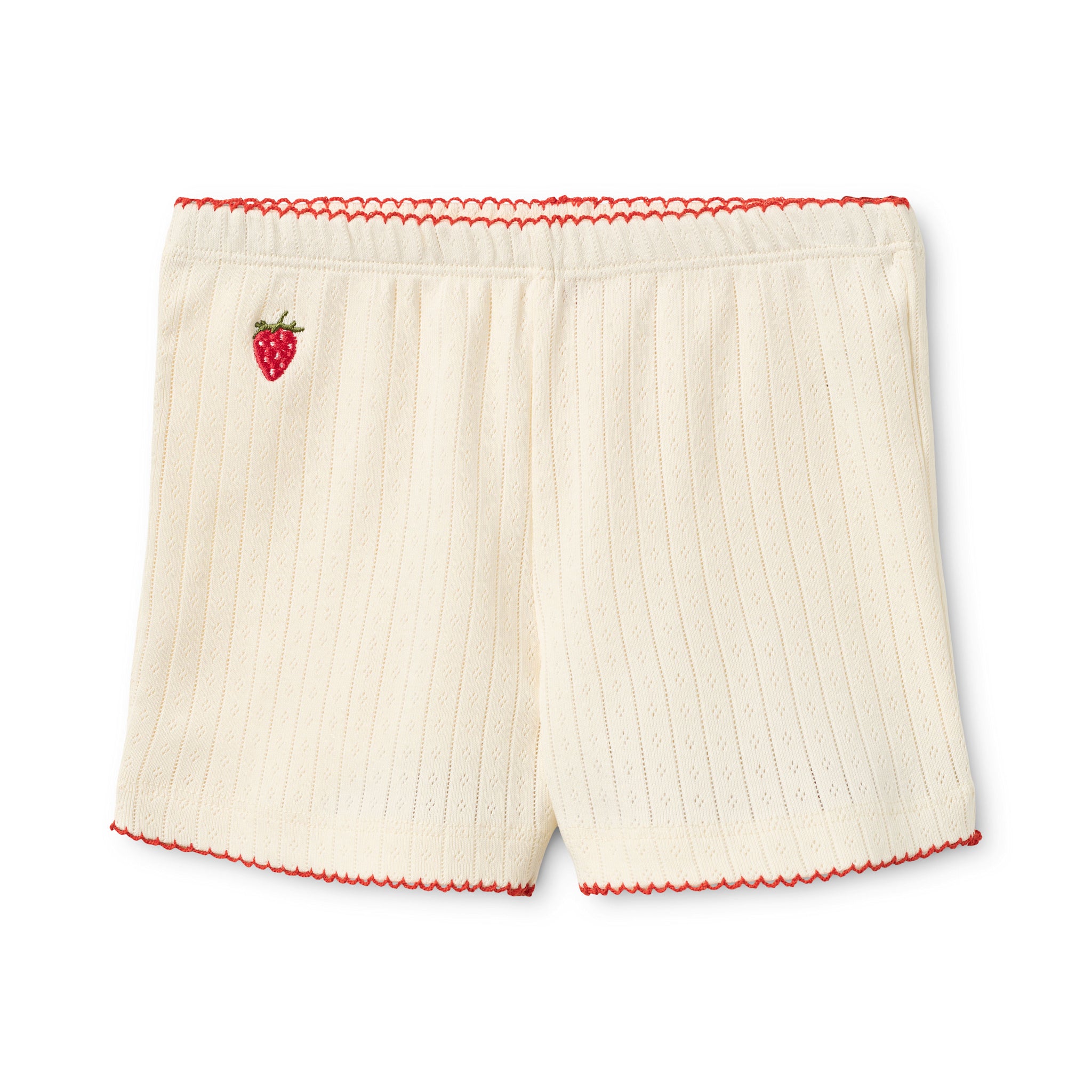 Flora Pointelle Shorts - Gentle Cream