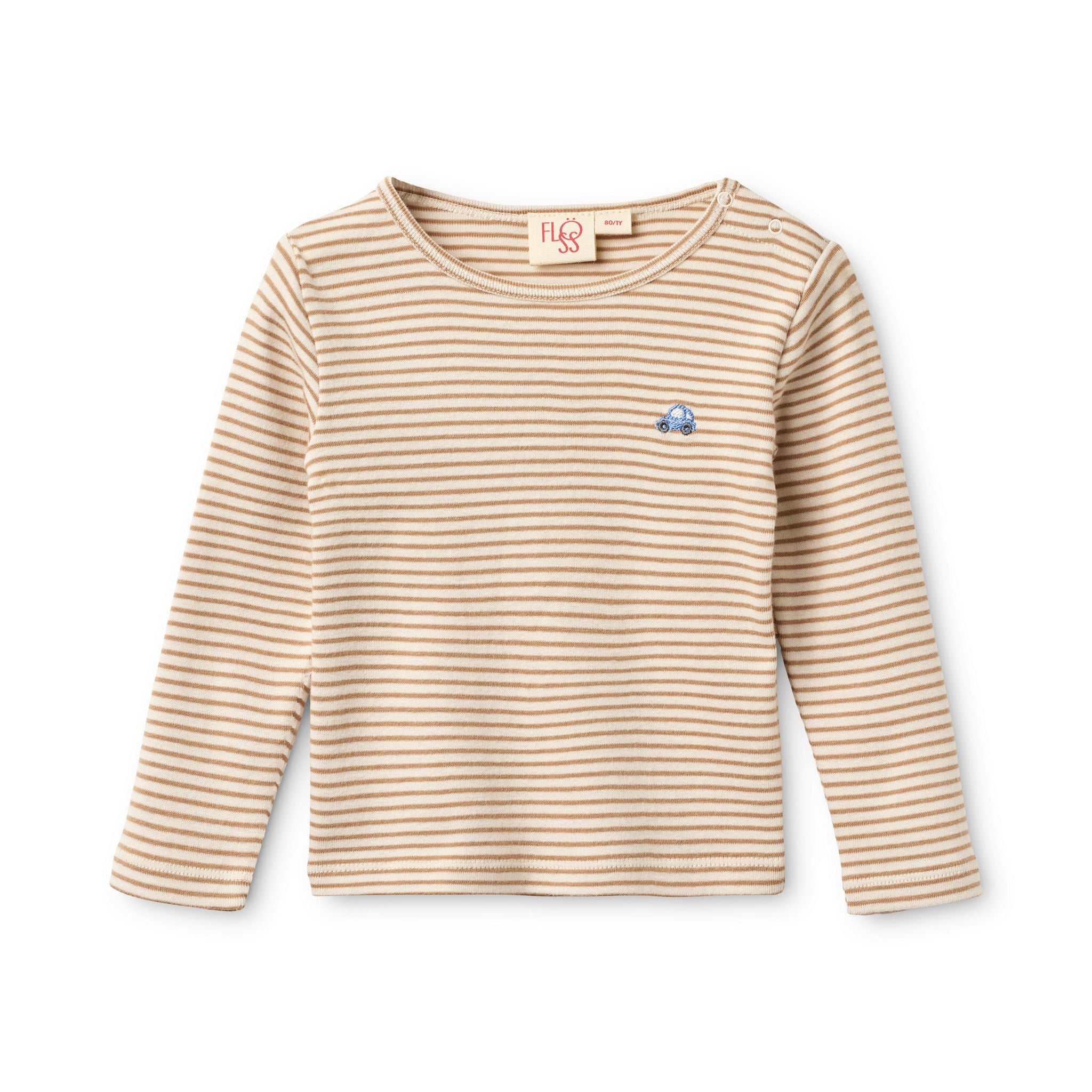 Fresa Blouse Stripe - Light Brown Stripe