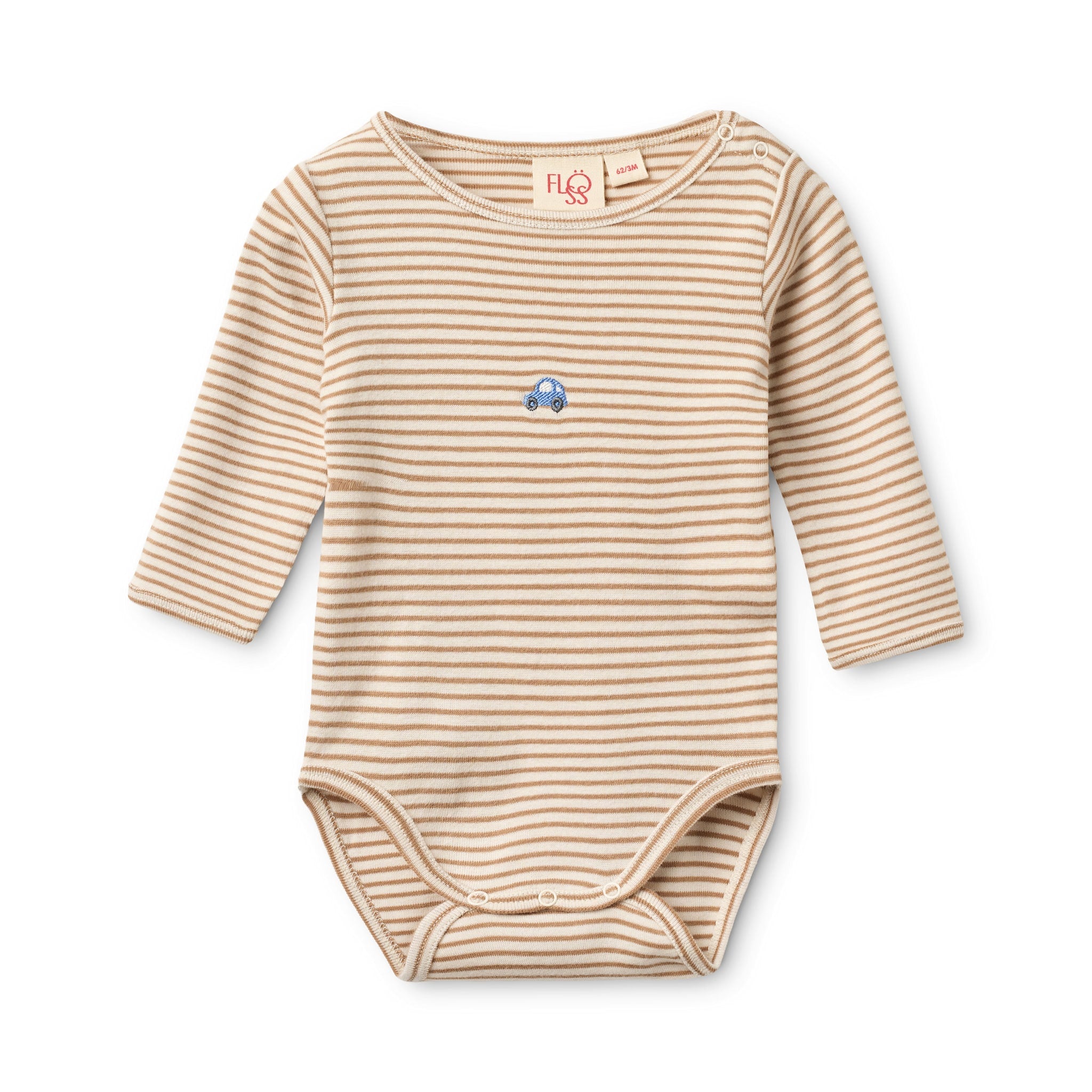 Fresa O-N Bodystocking Stripe - Light Brown Stripe