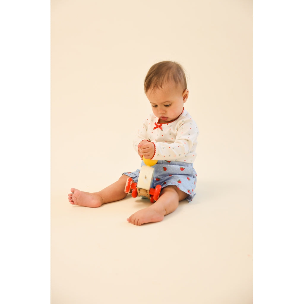 Flöss Aps Fiona Shorts Shorts Blue Sky Rose