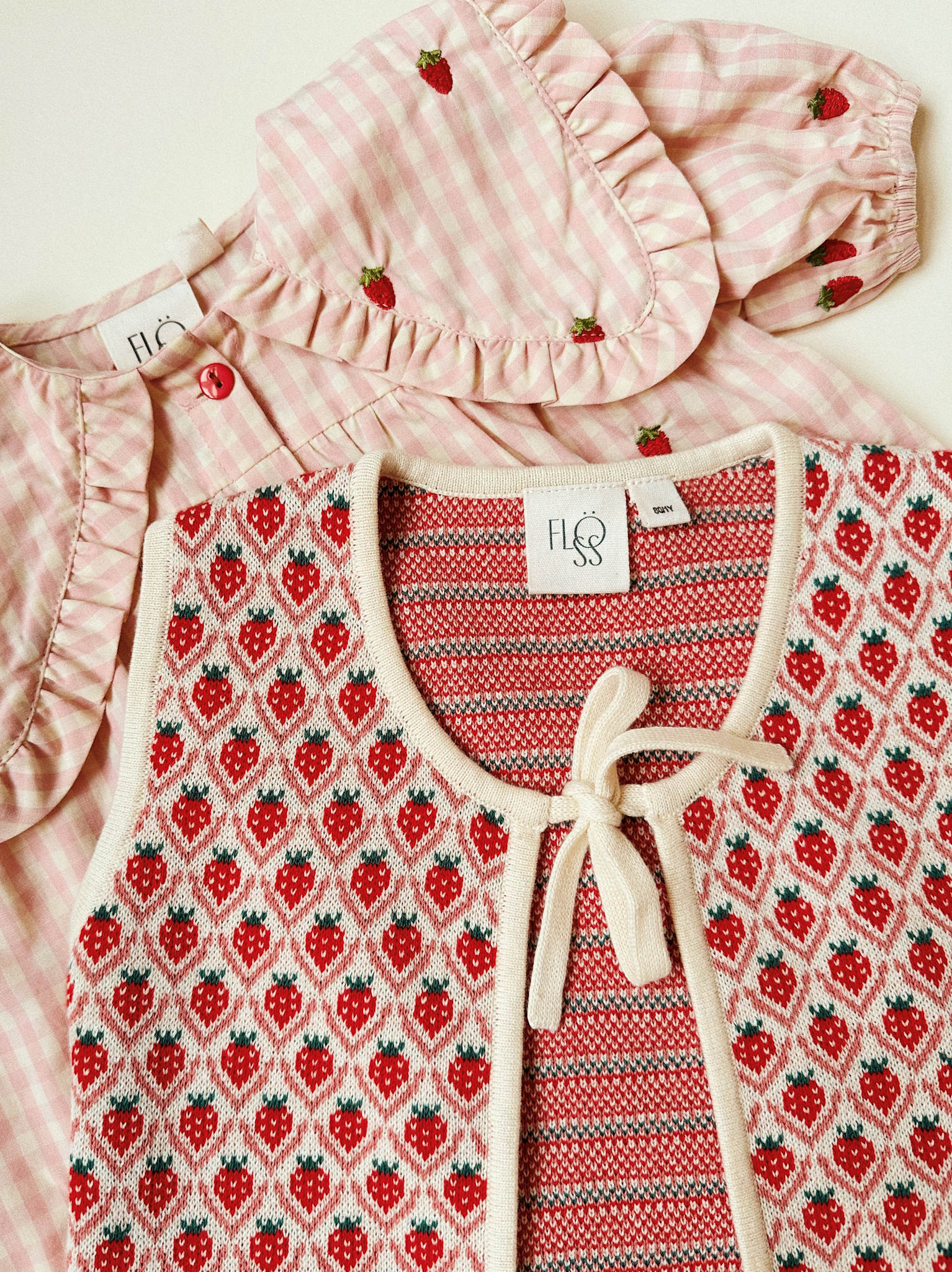 Zuri Vest - Soft White Berry