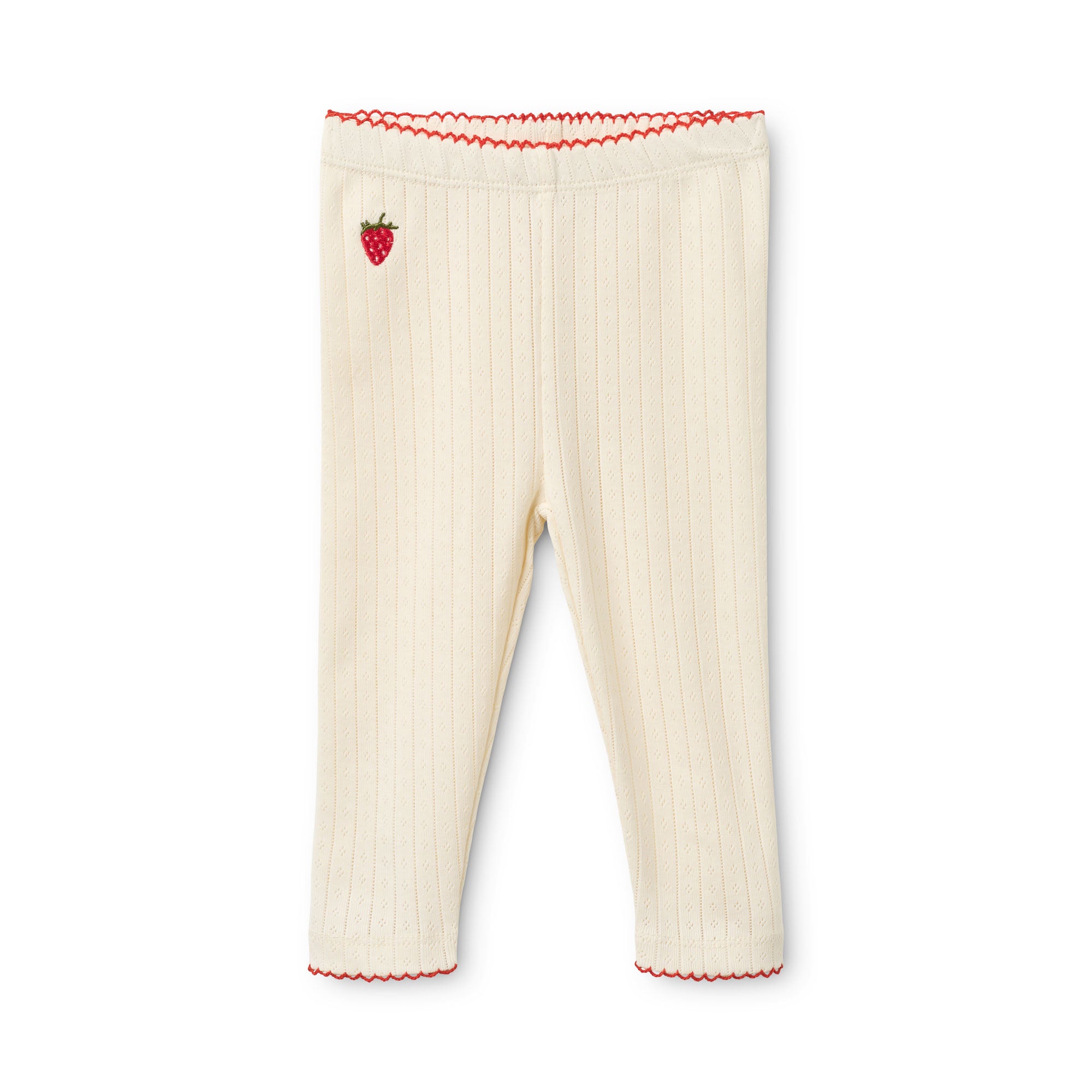 Flora Pointelle Leggings - Gentle Cream
