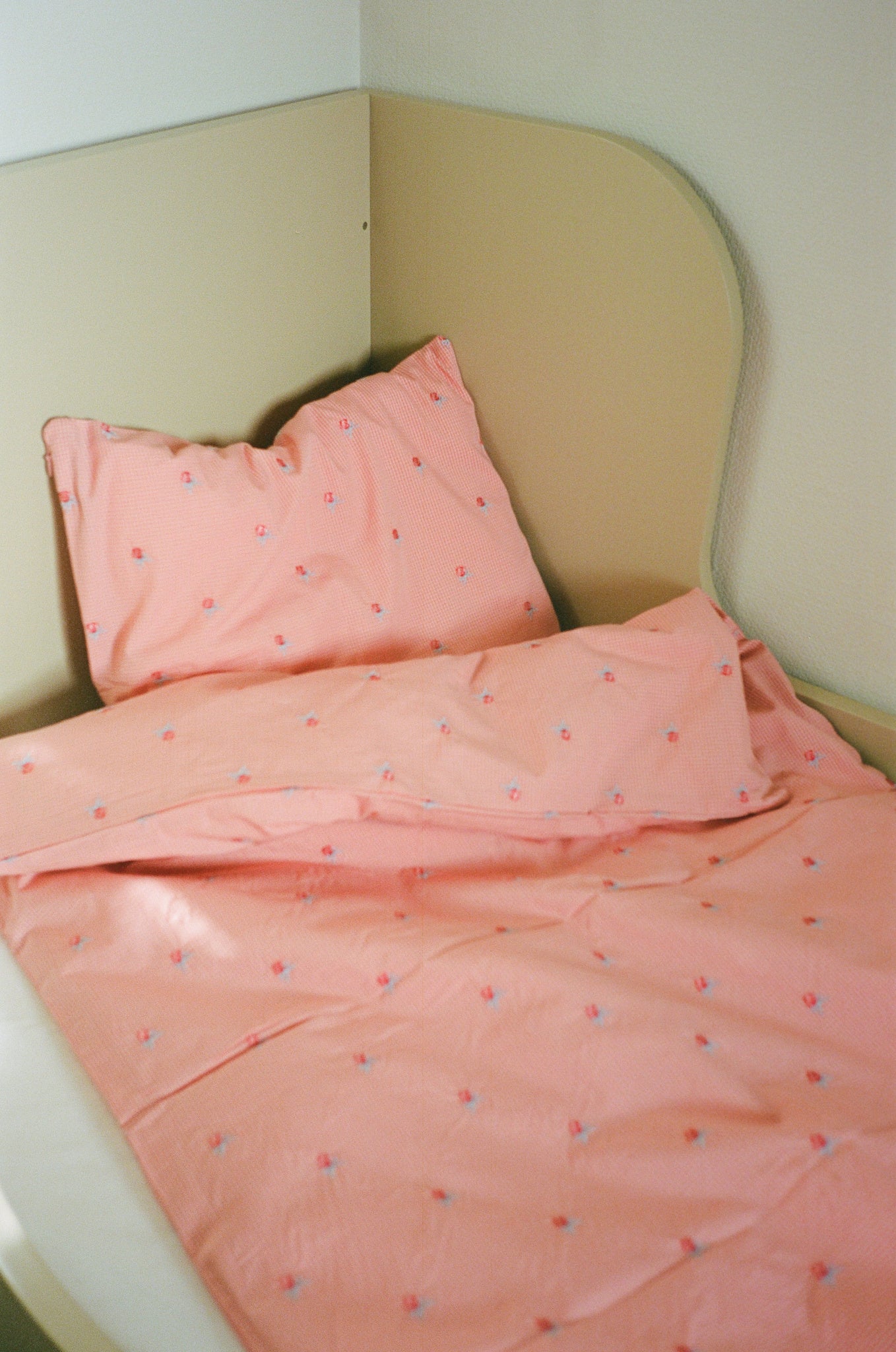 Sonja Bedding Junior - Pink Rose Gingham