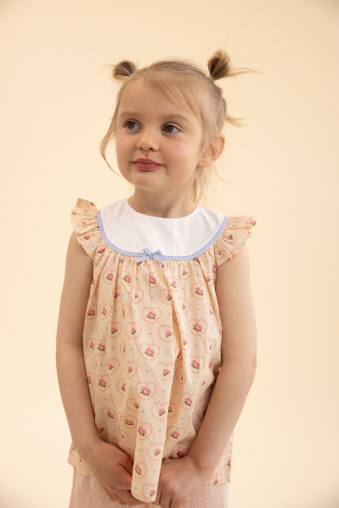 Berta Blouse - Rosy Heart