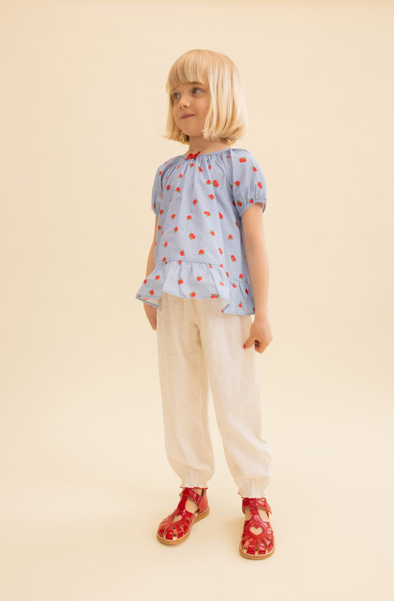 Fiona Blouse - Blue Sky Rose