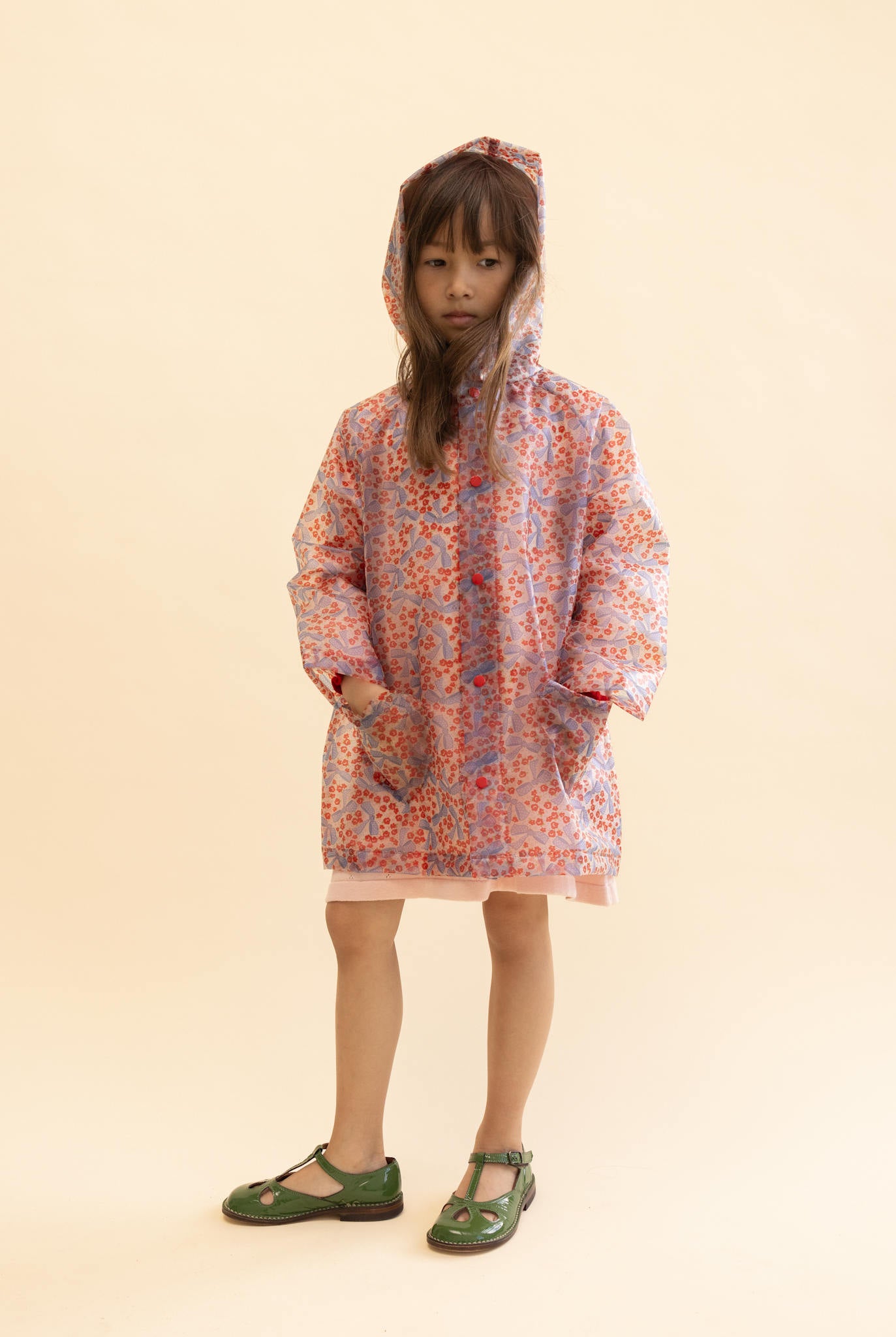 Iris Raincoat - Ditsy Floral