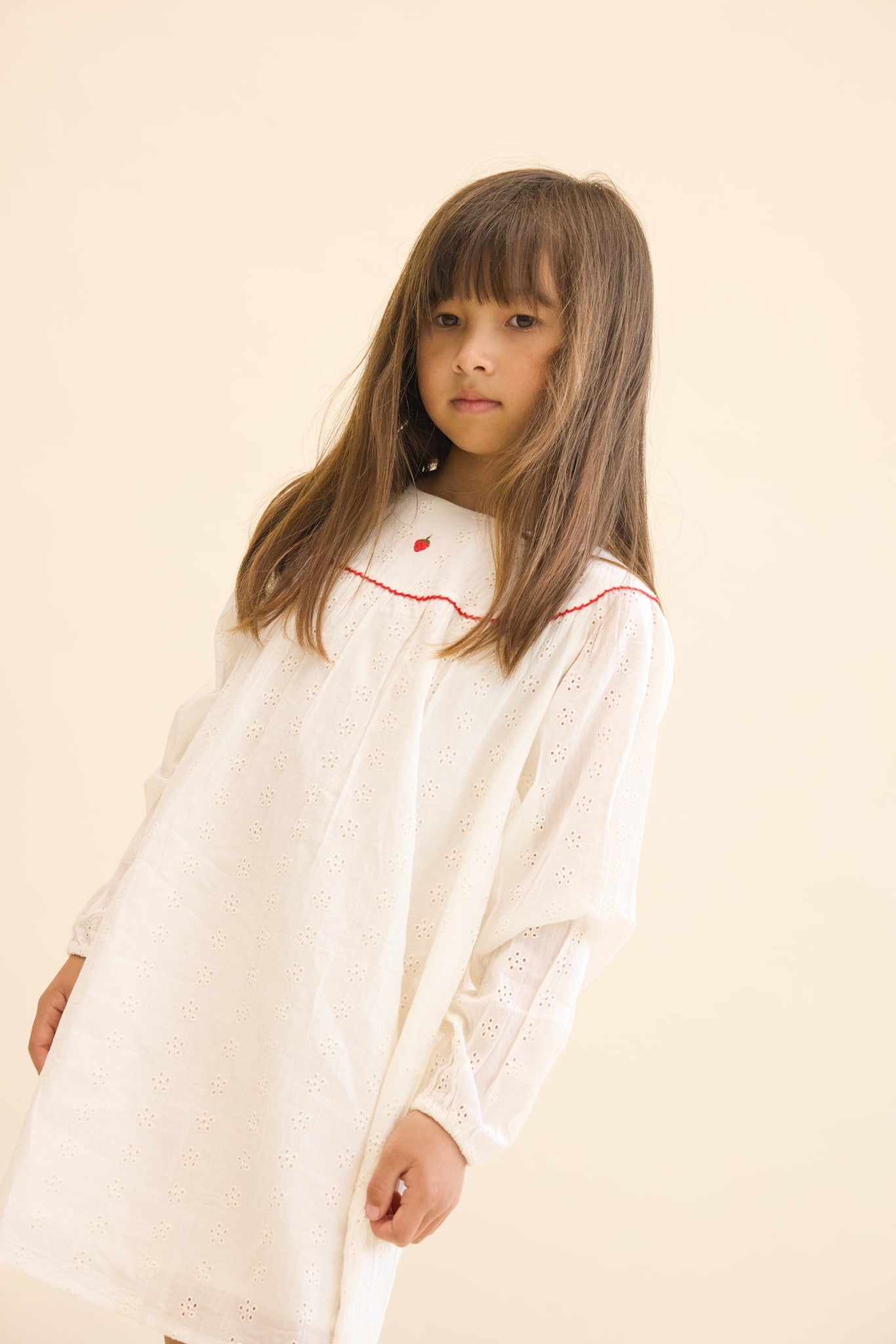 Claire Dress - Ivory White
