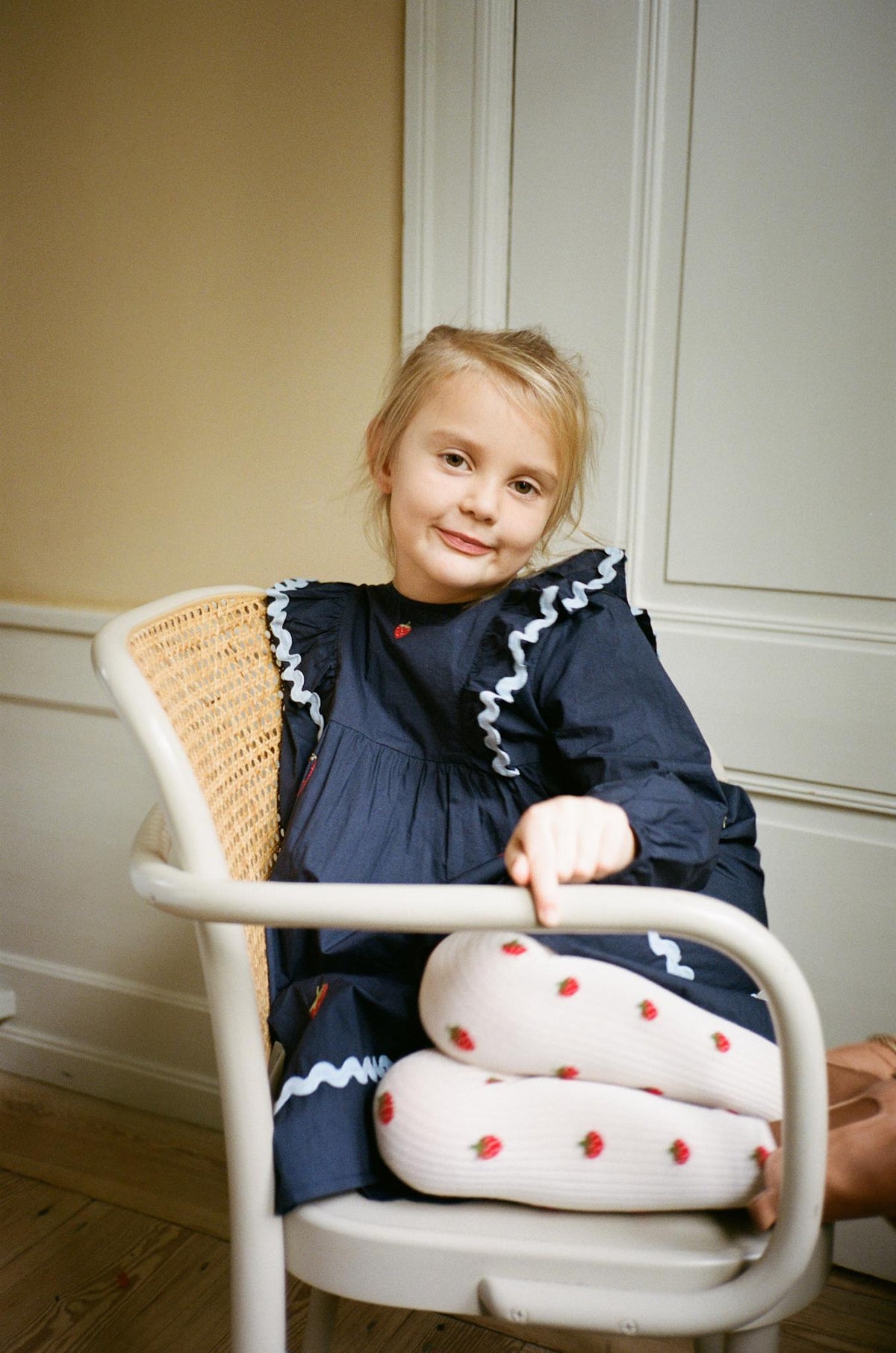 Hannah Dress - New Navy