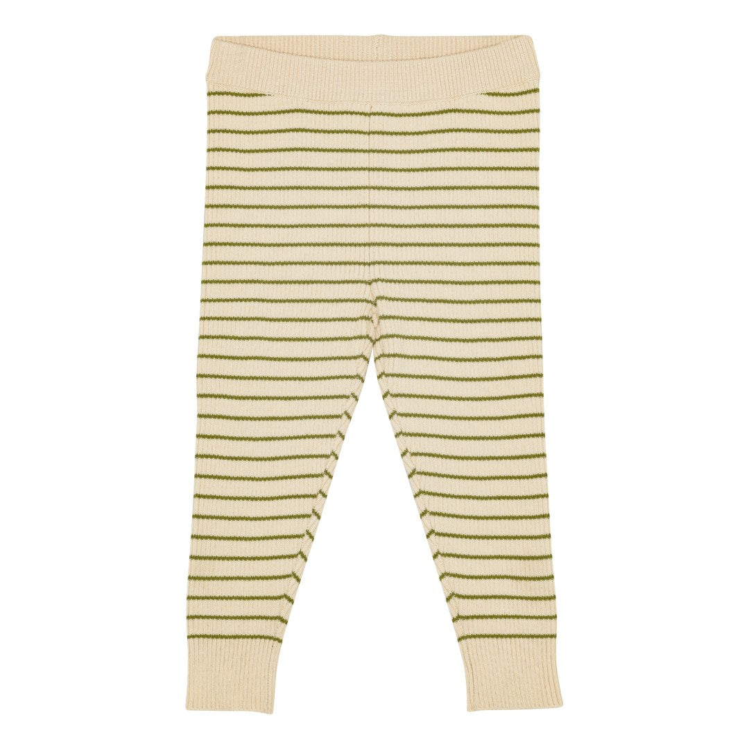 Flye Leggings - Warm cotton/green