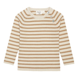 Flöss Aps Flye Sweater Sweater Tawny/Offwhite