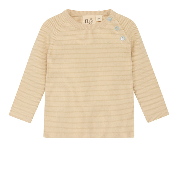 Flöss Aps Flye sweater Sweater Almond/Warm cotton