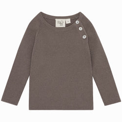 Flöss Aps Flye sweater solid Sweater Mocca