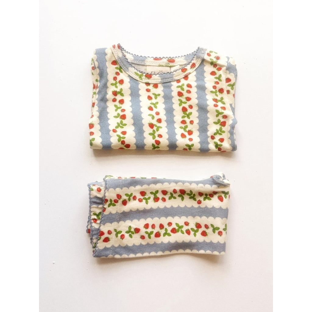 Flöss Aps Fresa Jersey Basic Blouse Blouse Ella aop