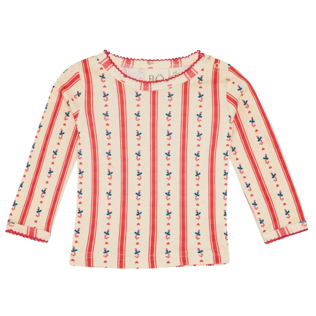 Flöss Aps Fresa Jersey Basic Blouse Blouse Noelle Stripe