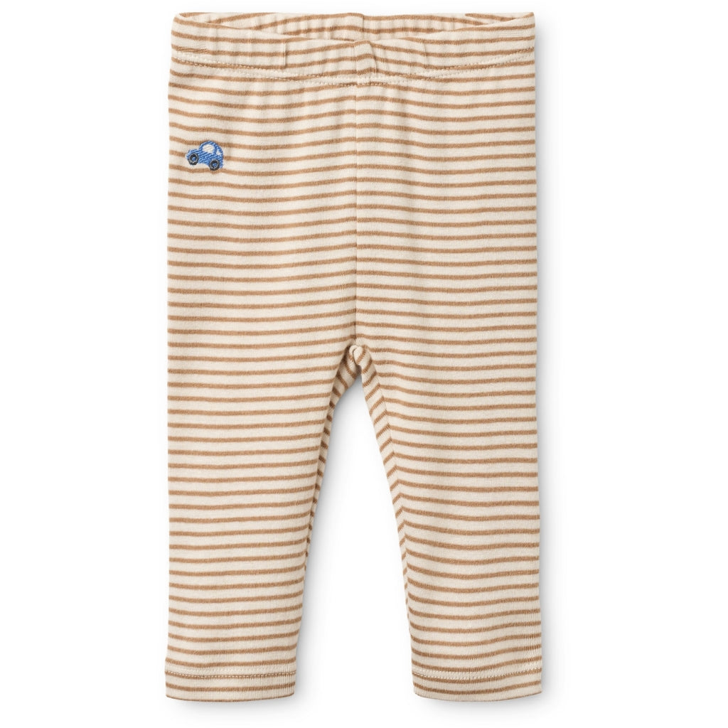 Flöss Aps Fresa Leggings Stripe Leggings Light Brown Stripe