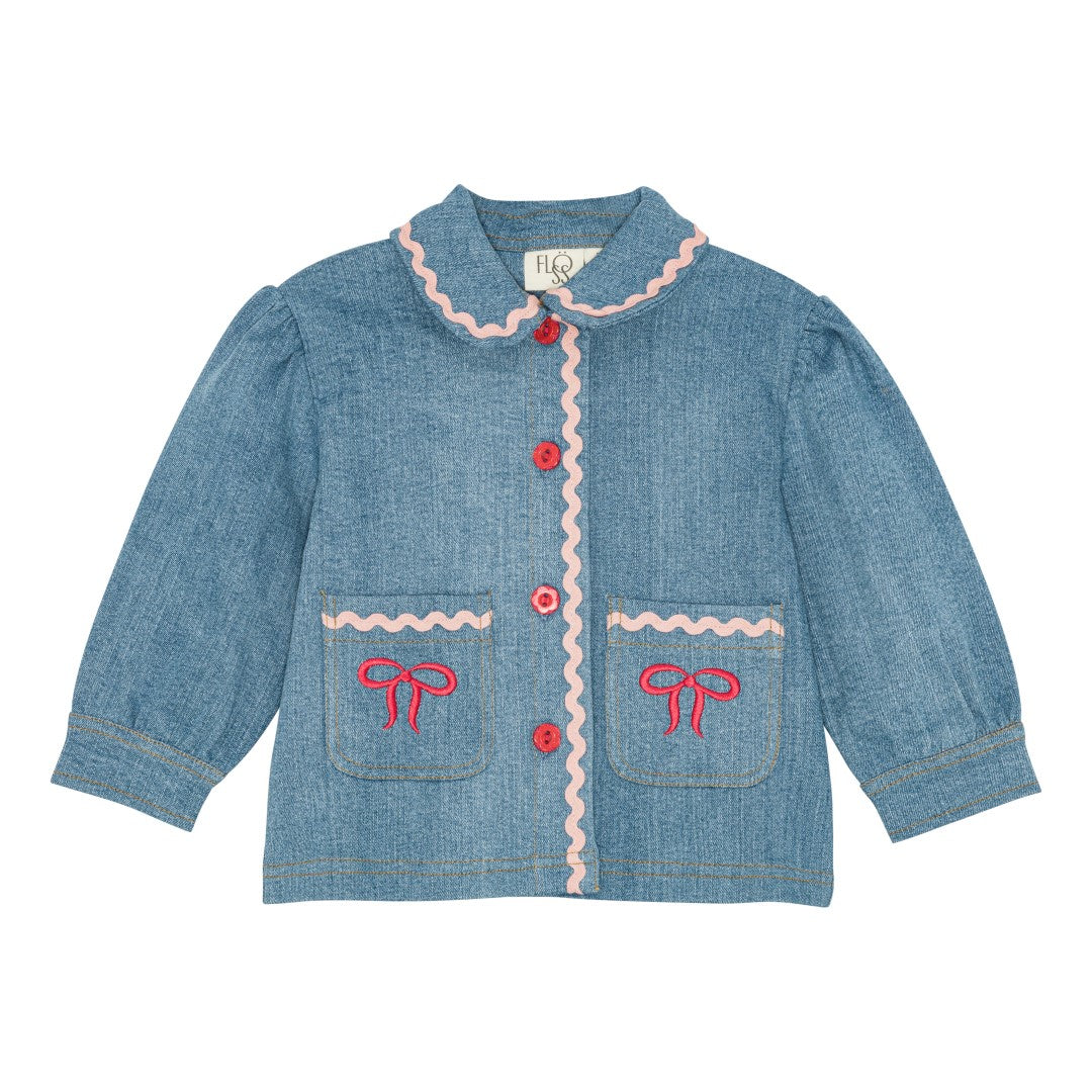 Hazel Overshirt - Mid Blue Rinse