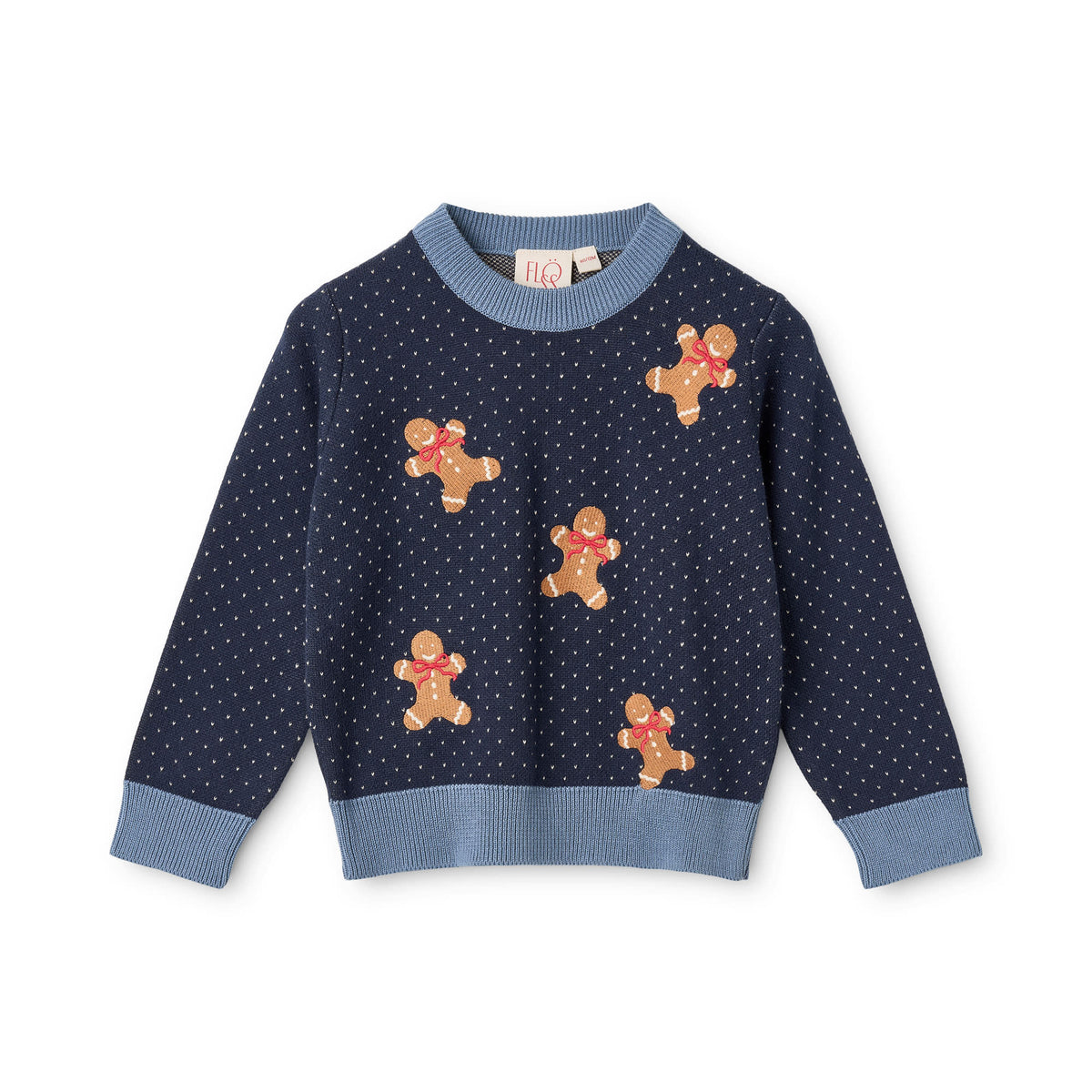 Holger Sweater - Navy Gingerbread
