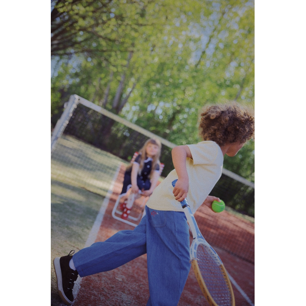 Flöss Aps Hugo Pants Pants Mid Blue