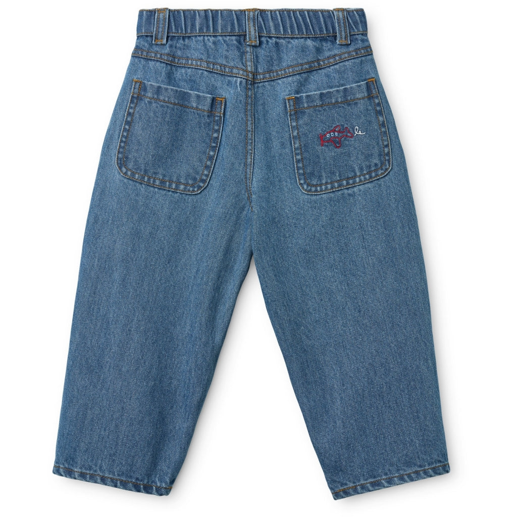 Flöss Aps Hugo Pants Pants Mid Blue