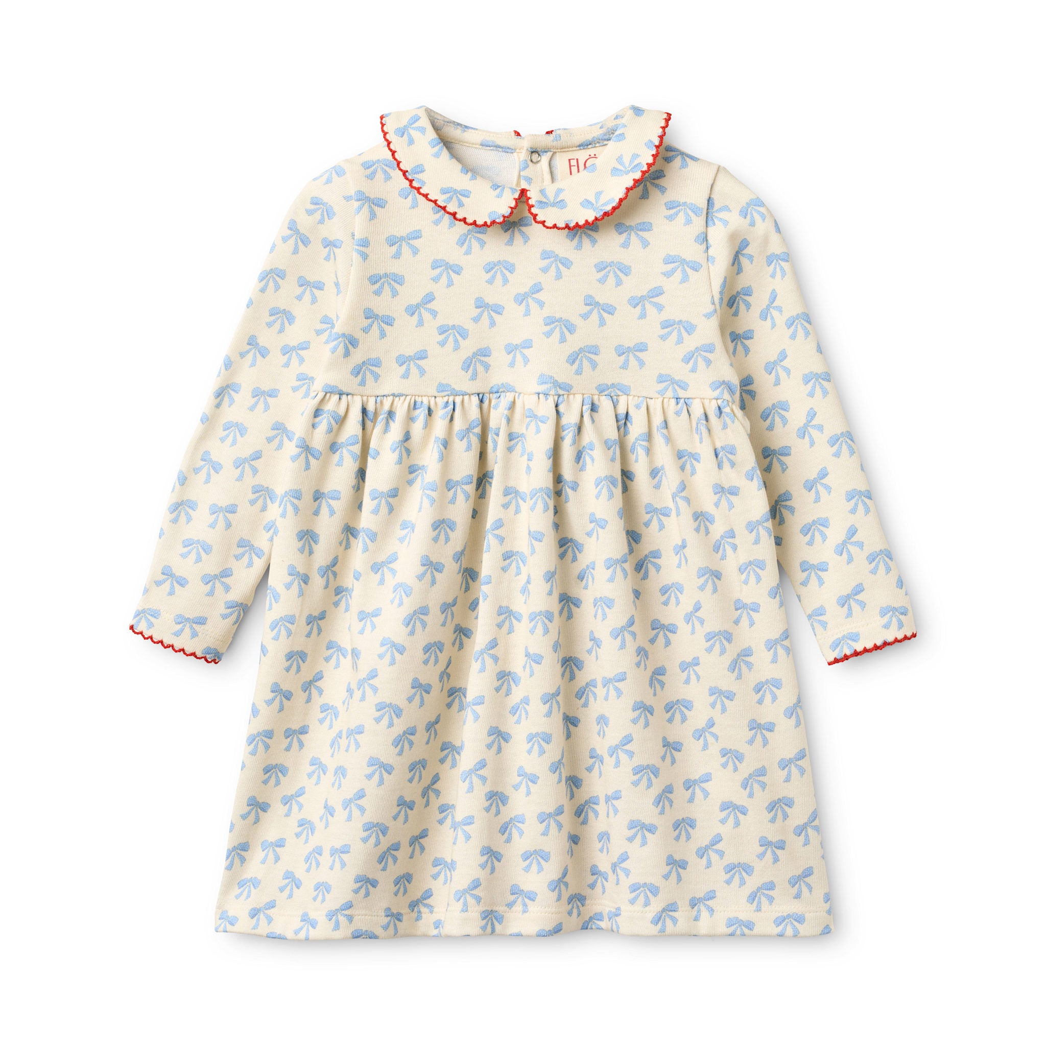 Ida Dress - Bright Blue Bow