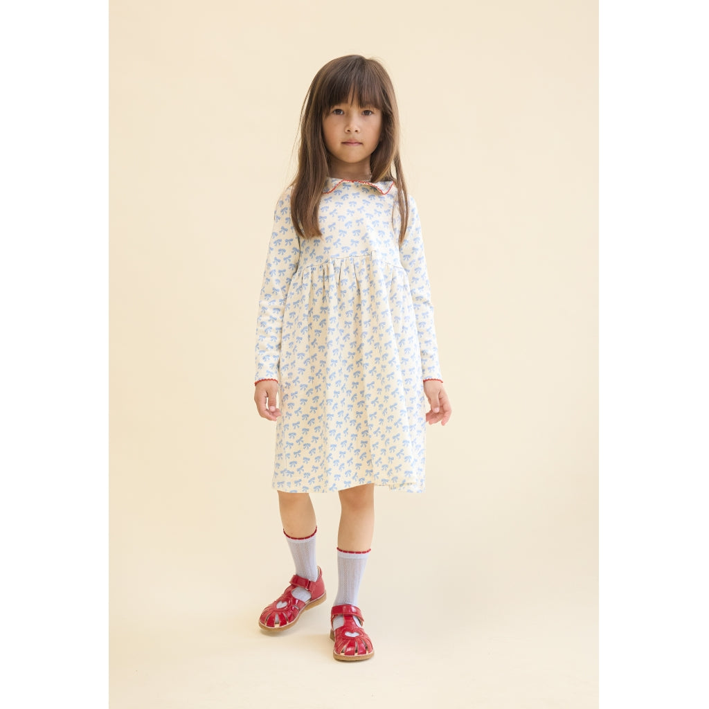 Flöss Aps Ida Dress Dress Bright Blue Bow