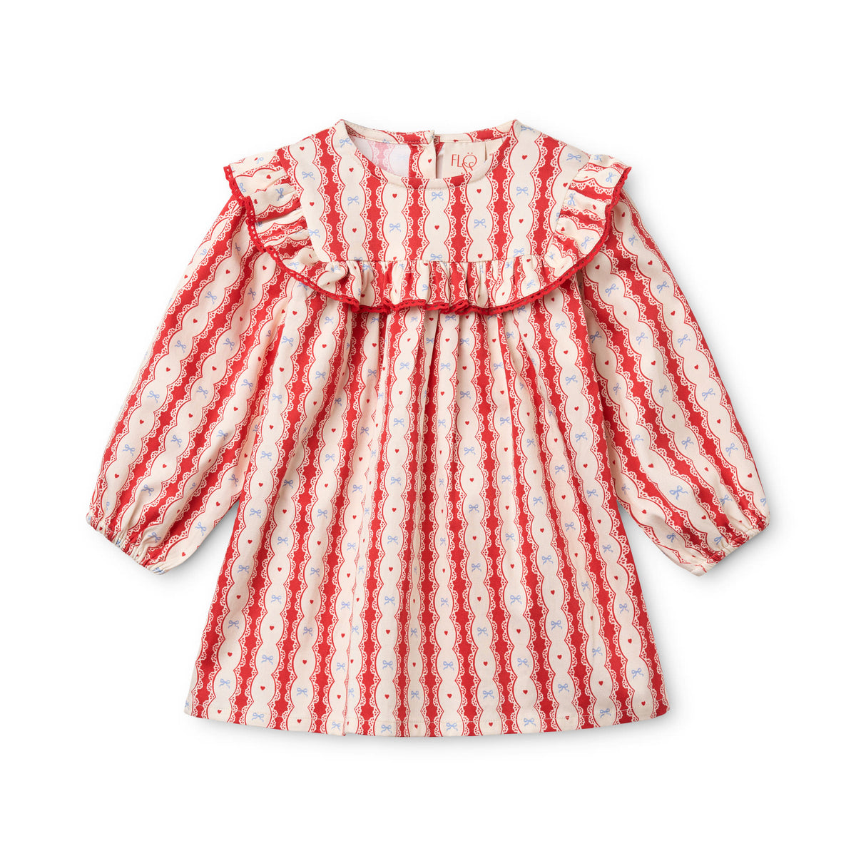 Joy Dress - Lace Stripe