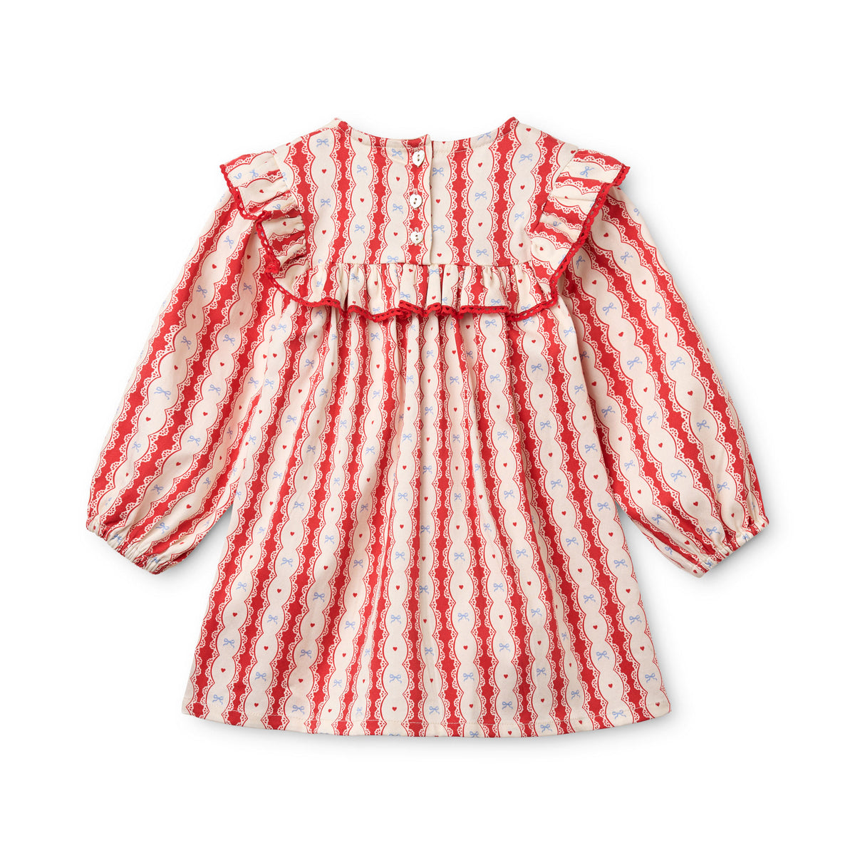 Joy Dress - Lace Stripe