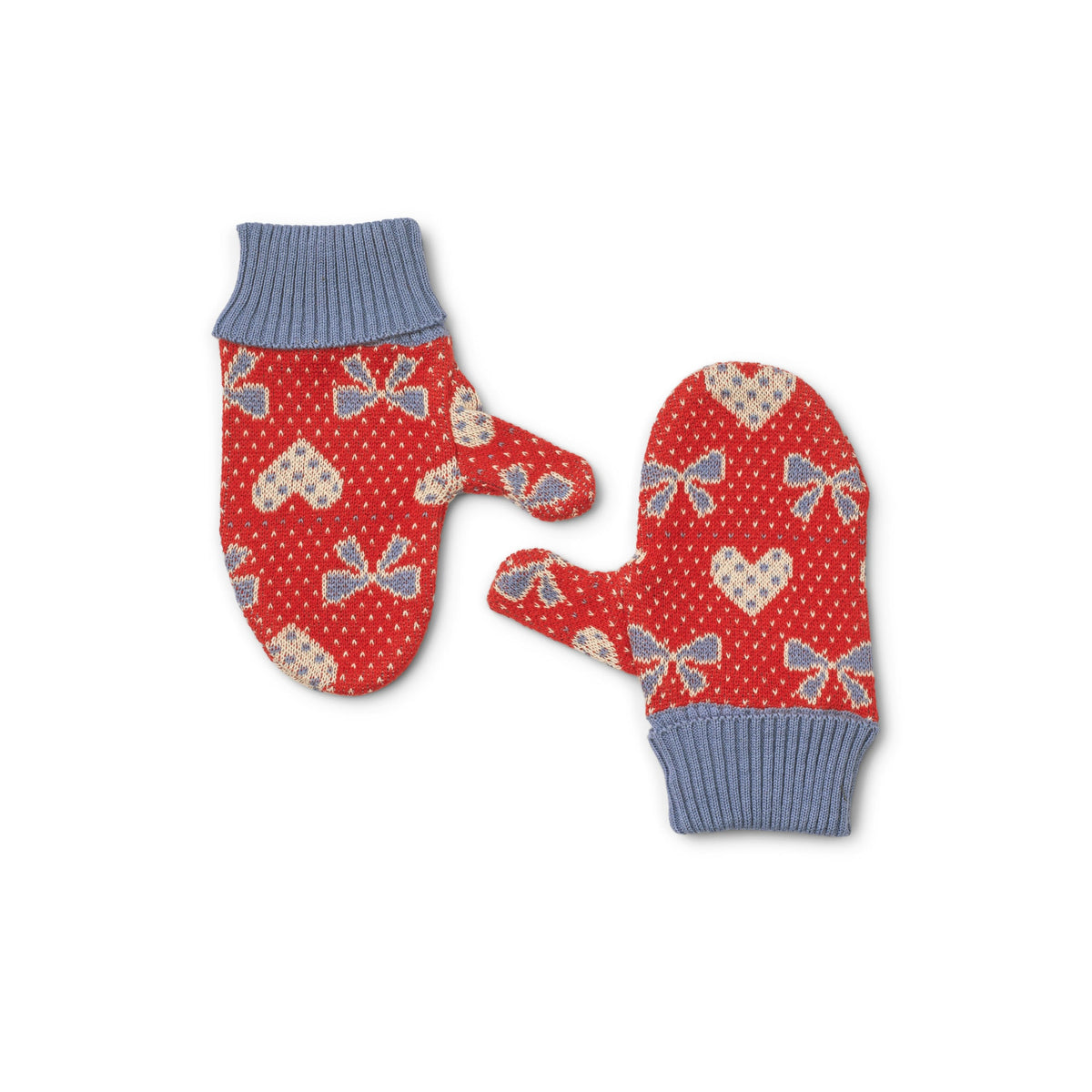 Josie Mittens - Poppy Red Bow