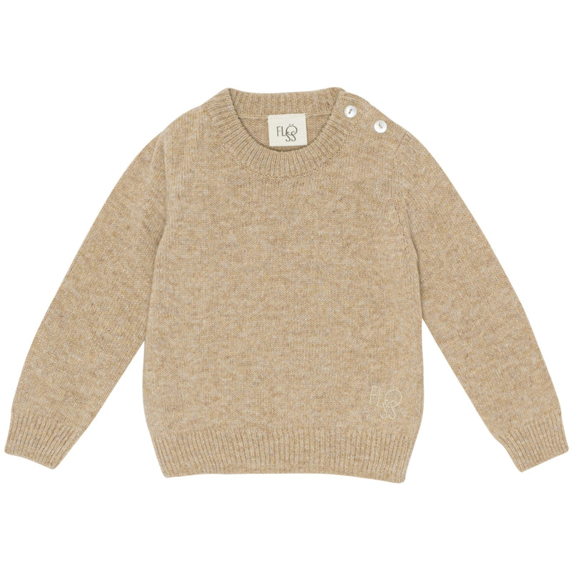 Flöss Aps Juno Sweater Sweater Oat Melange