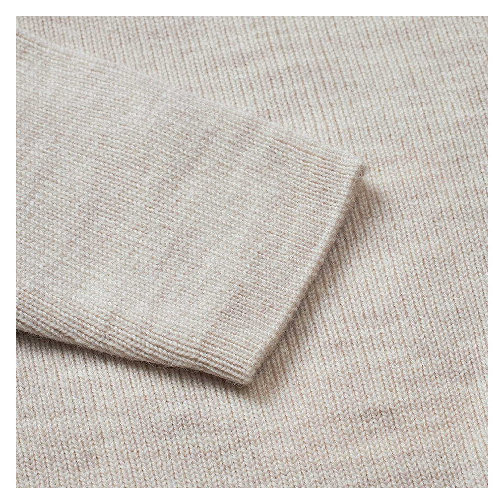 Flöss Aps Kaya Blouse Wool Blouse Oat Melange