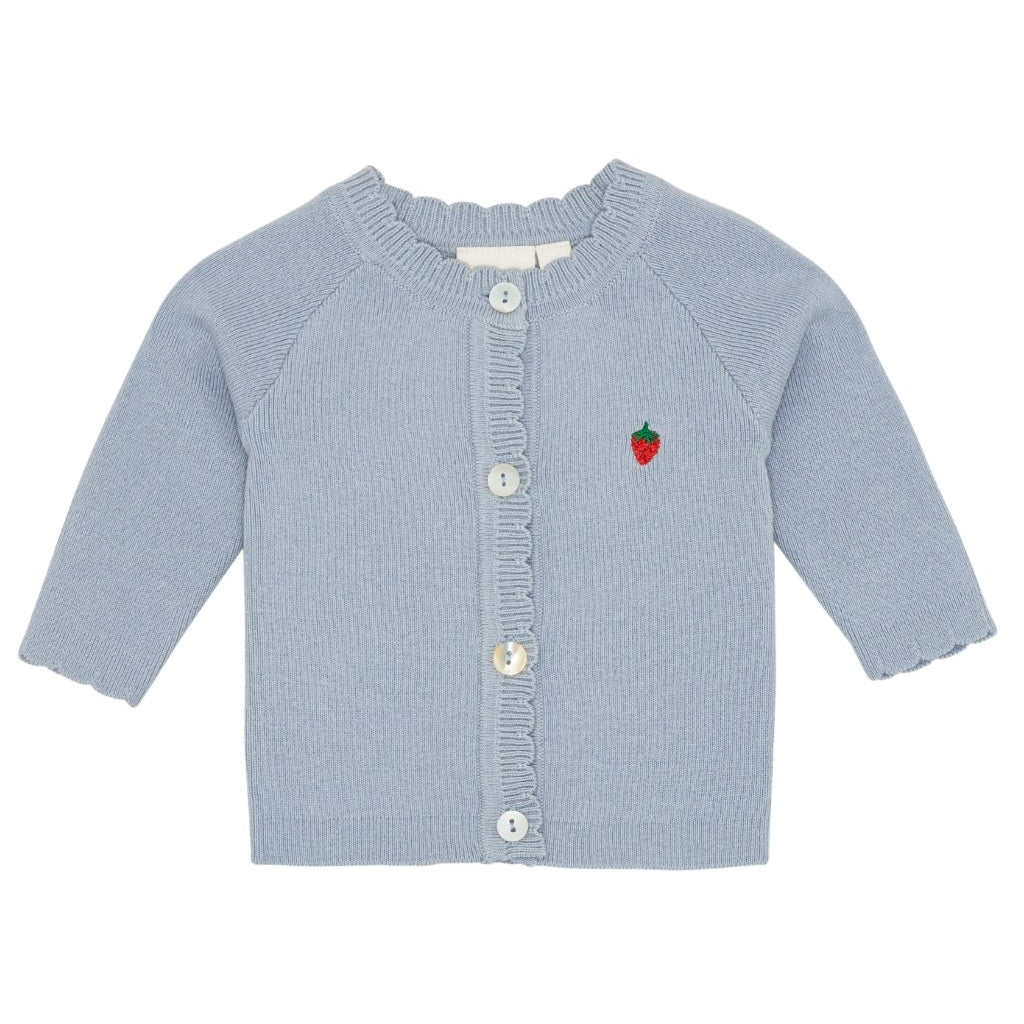 Flöss Aps Kaya Cardigan Berry Cardigan Blue Air