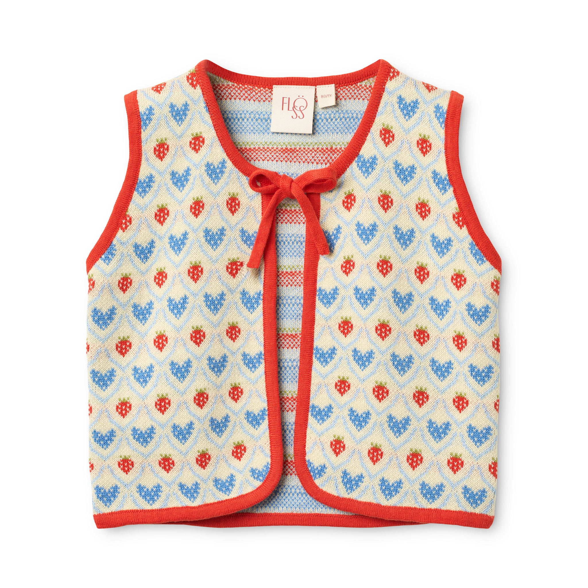 Lea Vest - Berry Heart Mix