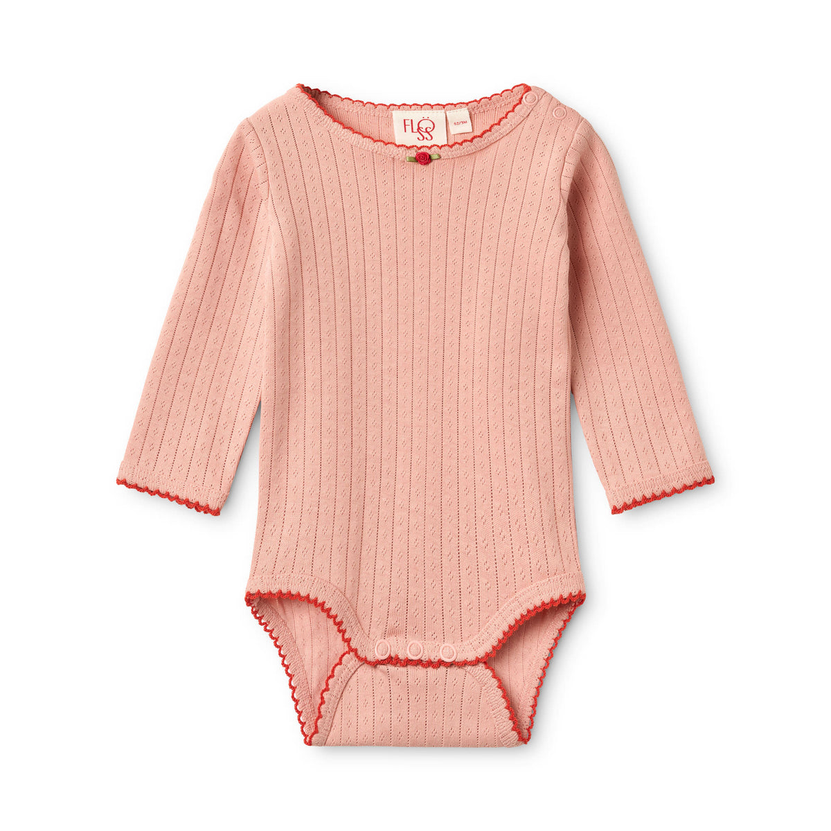 Liva Pointelle Body - Warm Pink