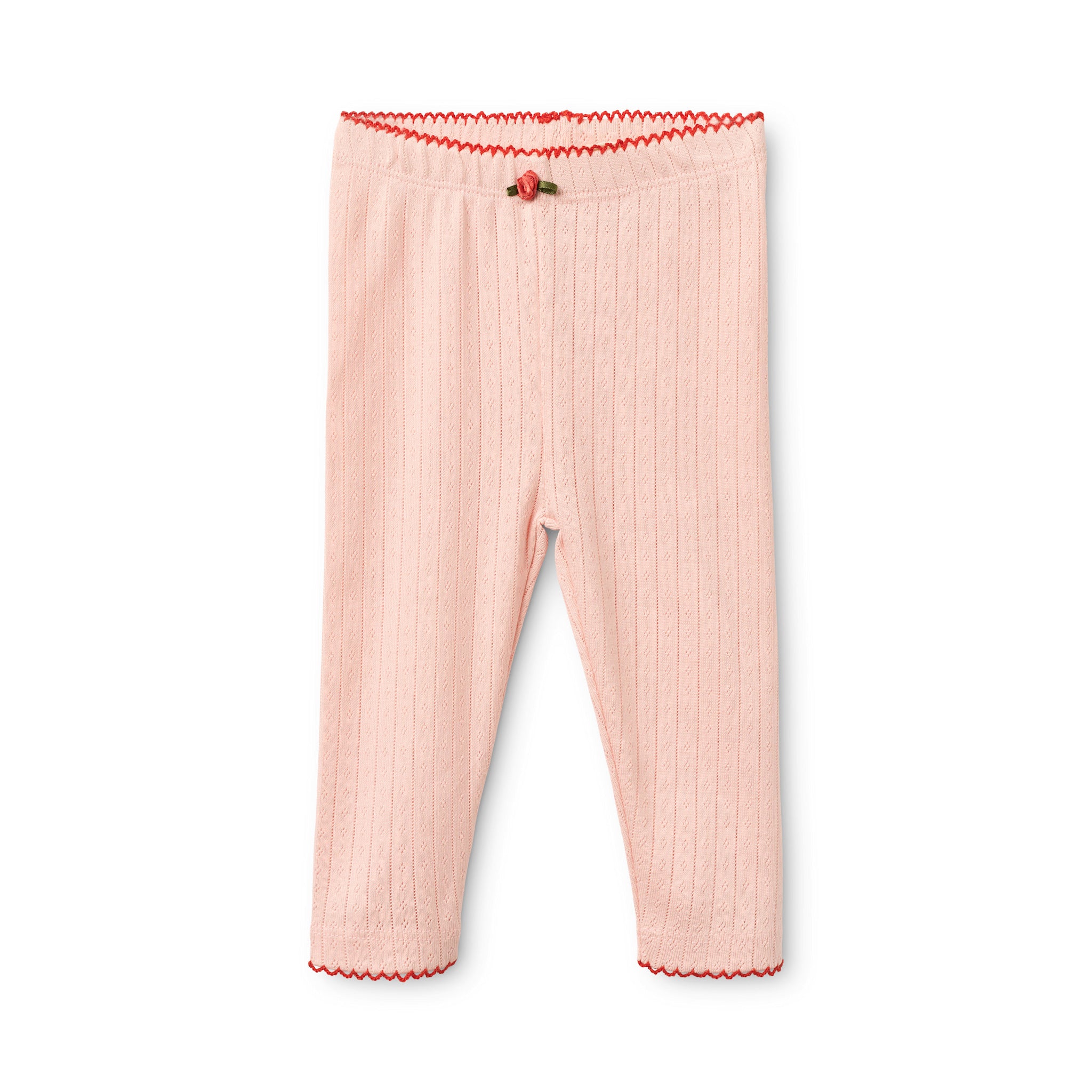 Liva Pointelle Leggings - Soft Rose