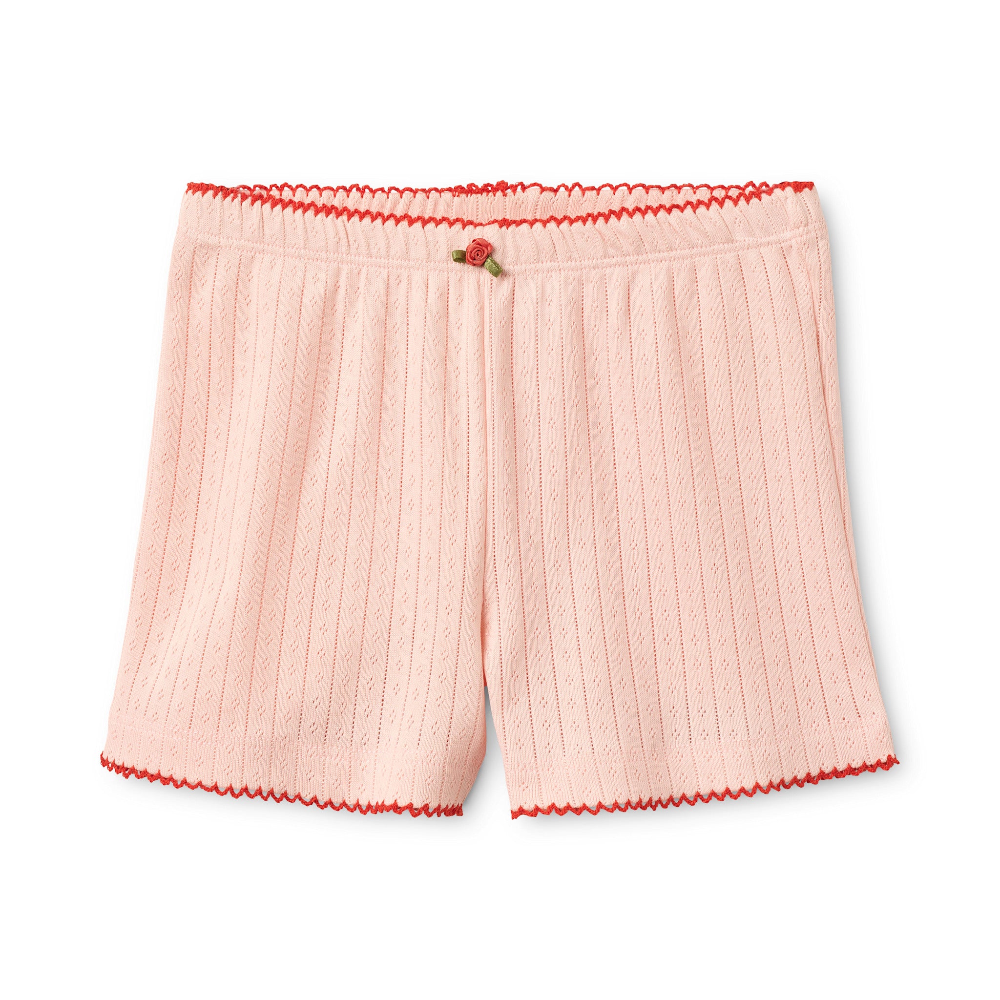 Liva Pointelle Shorts - Soft Rose