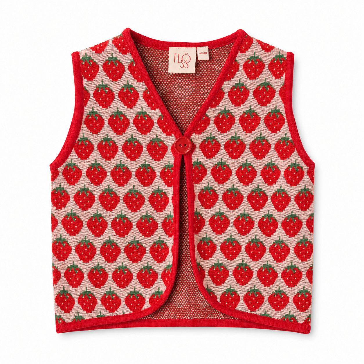 Line Vest - Blossom Pink Berry