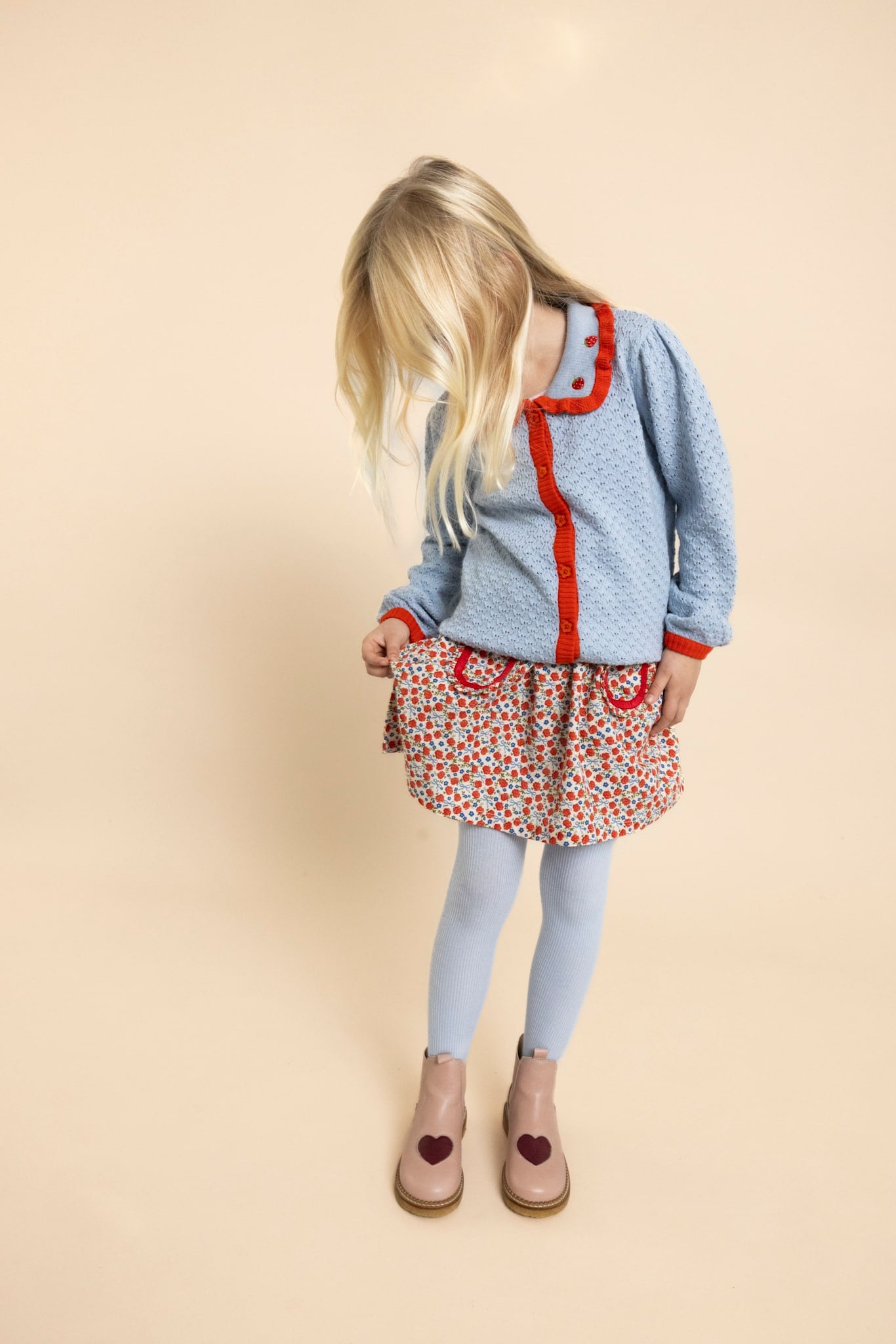 Sylvie Cardigan - Steel Blue