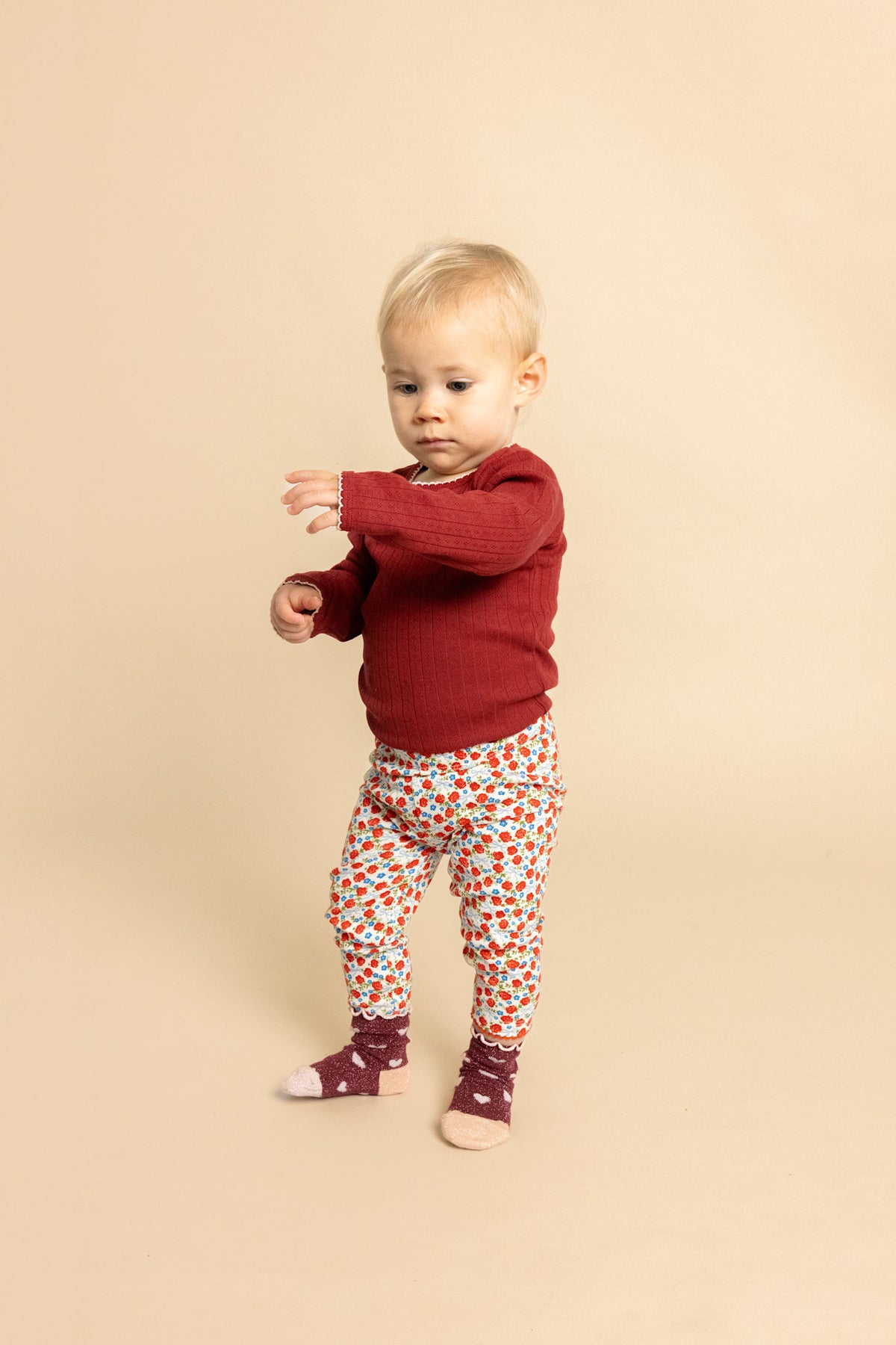 Liva Pointelle Body - Dark Cranberry