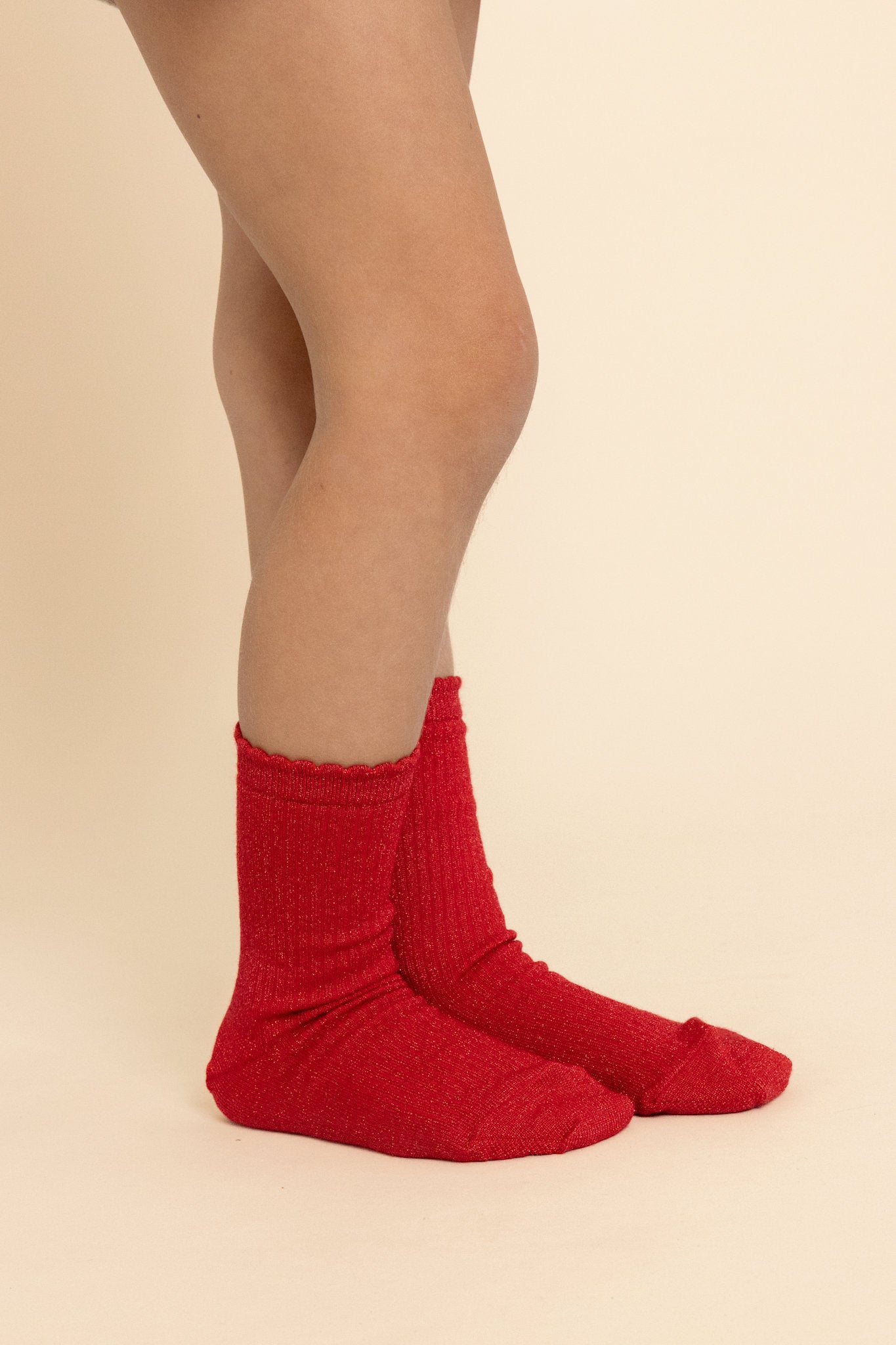 Vibe Socks 2-pack - Red Glitter 2-pack