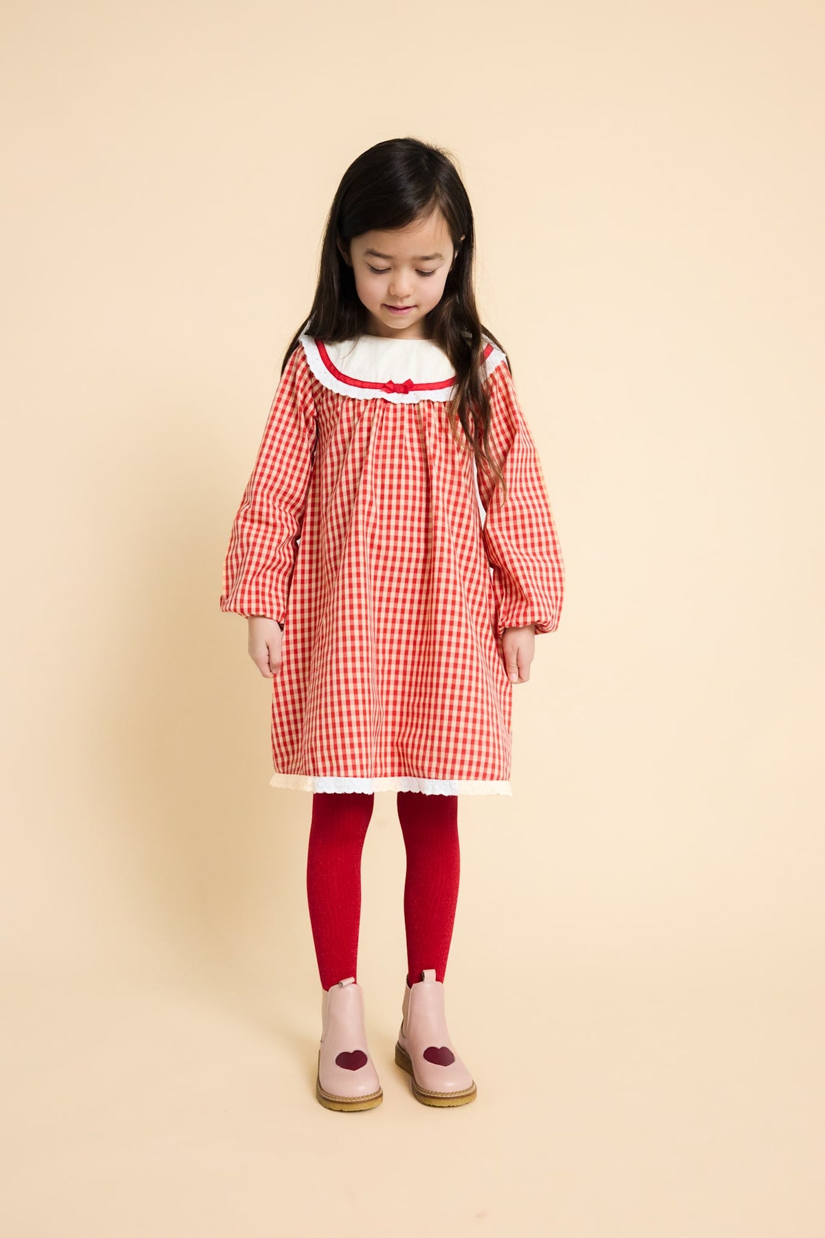 Lucia Dress - Poppy Red Gingham