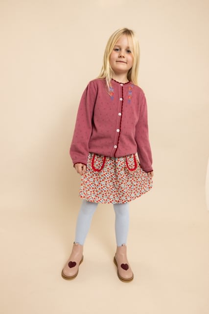 Willow Cardigan - Antique Rose