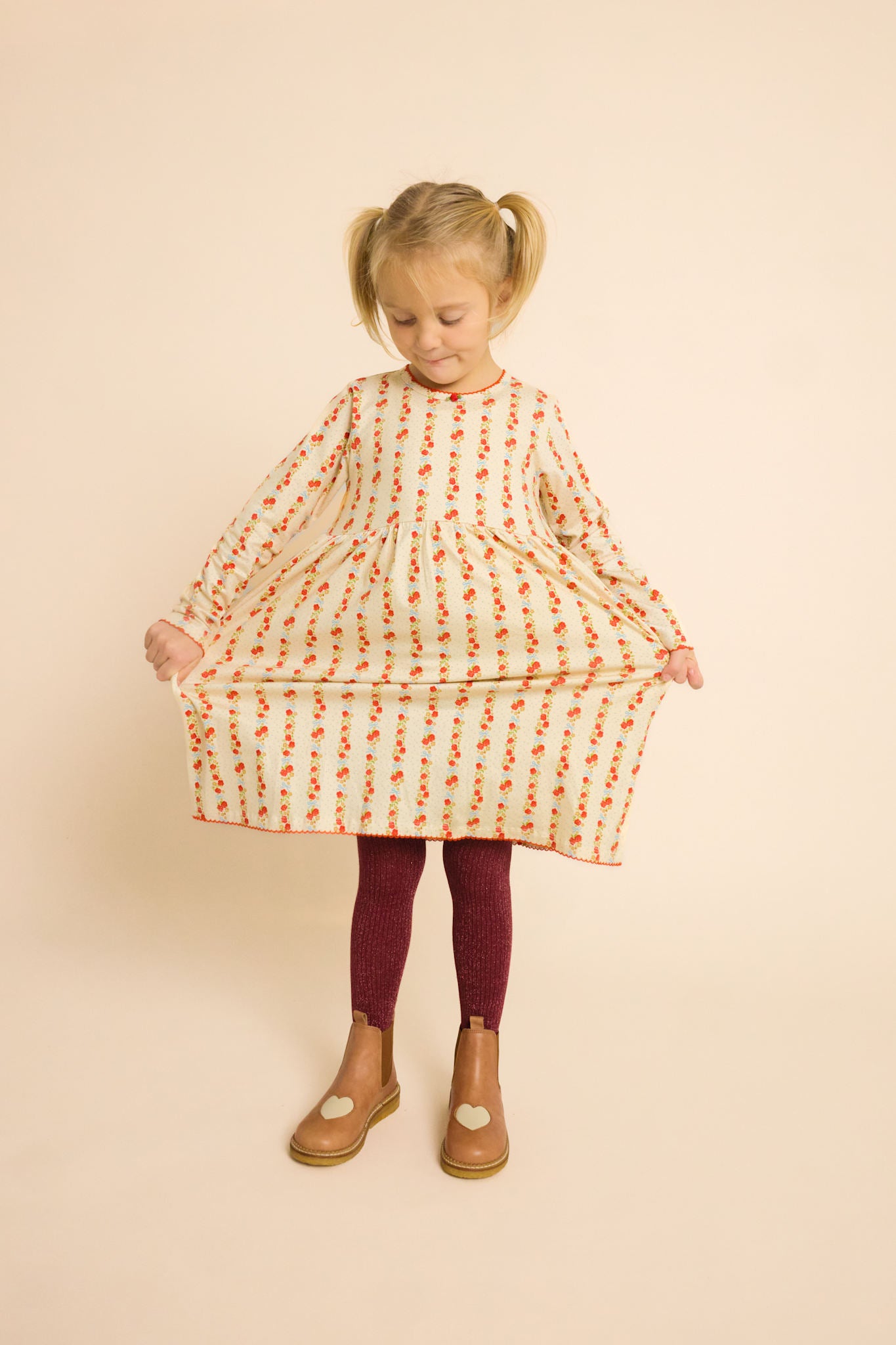 Frida LS Dress - Warm Cotton Rose