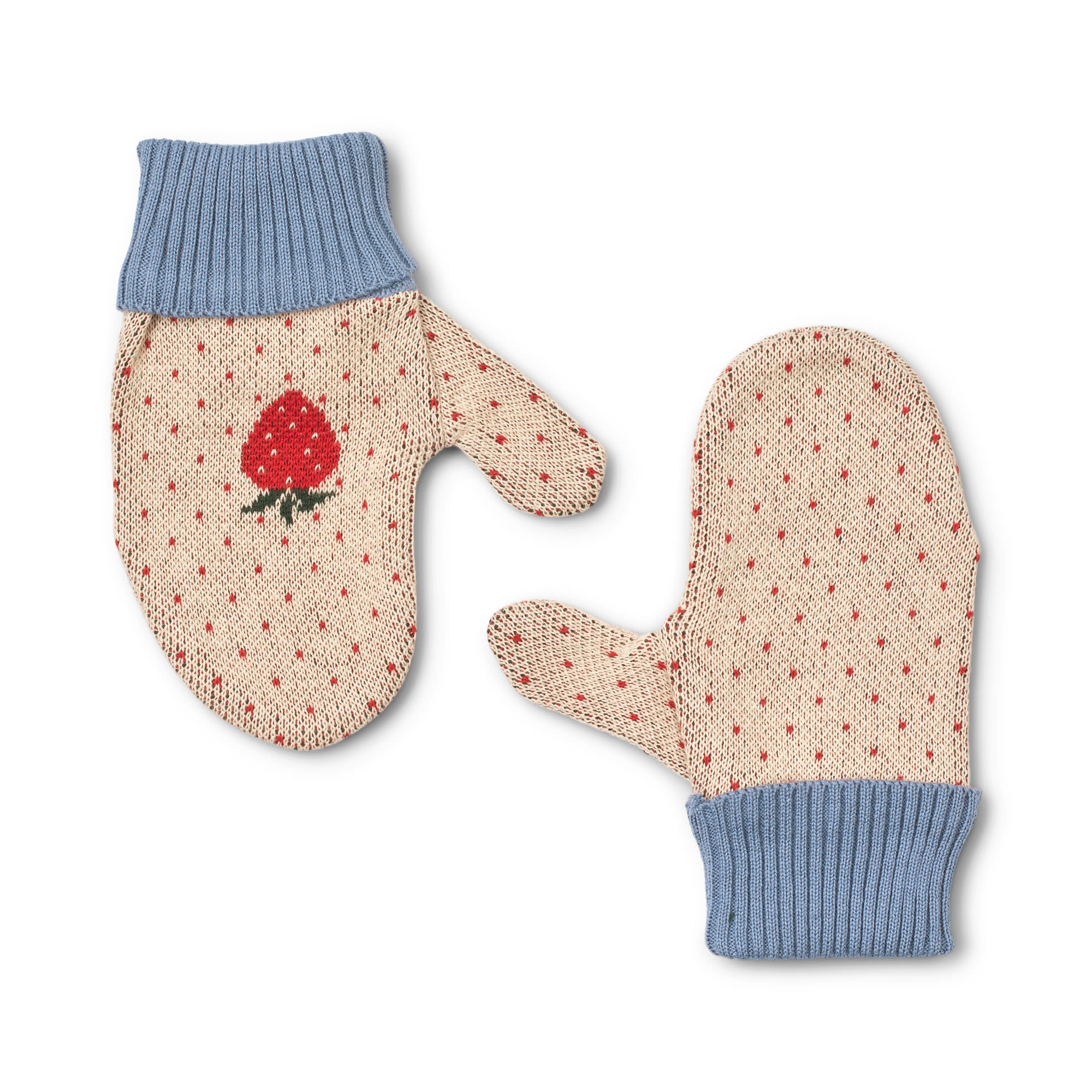 Louise Mittens - Warm Cotton Berry