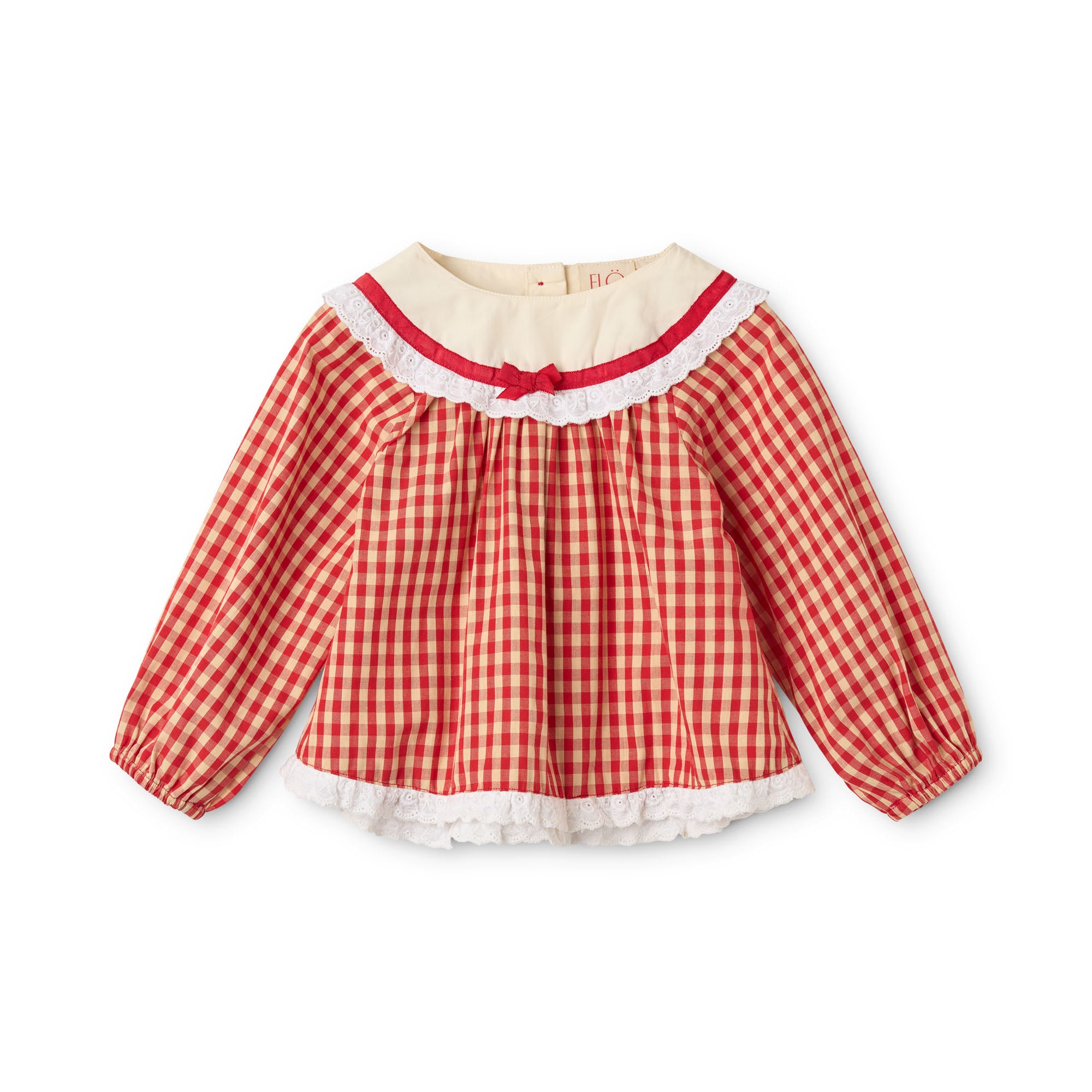 Lucia Blouse - Poppy Red Gingham