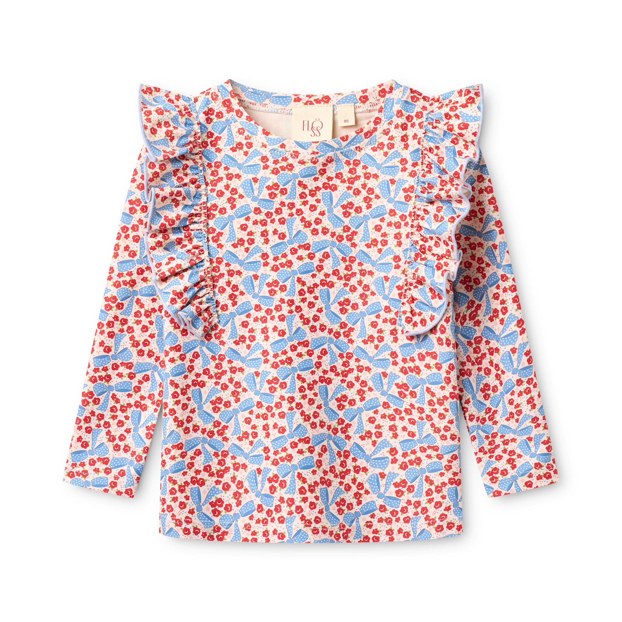 Coral Swim Tee - Ditsy Floral